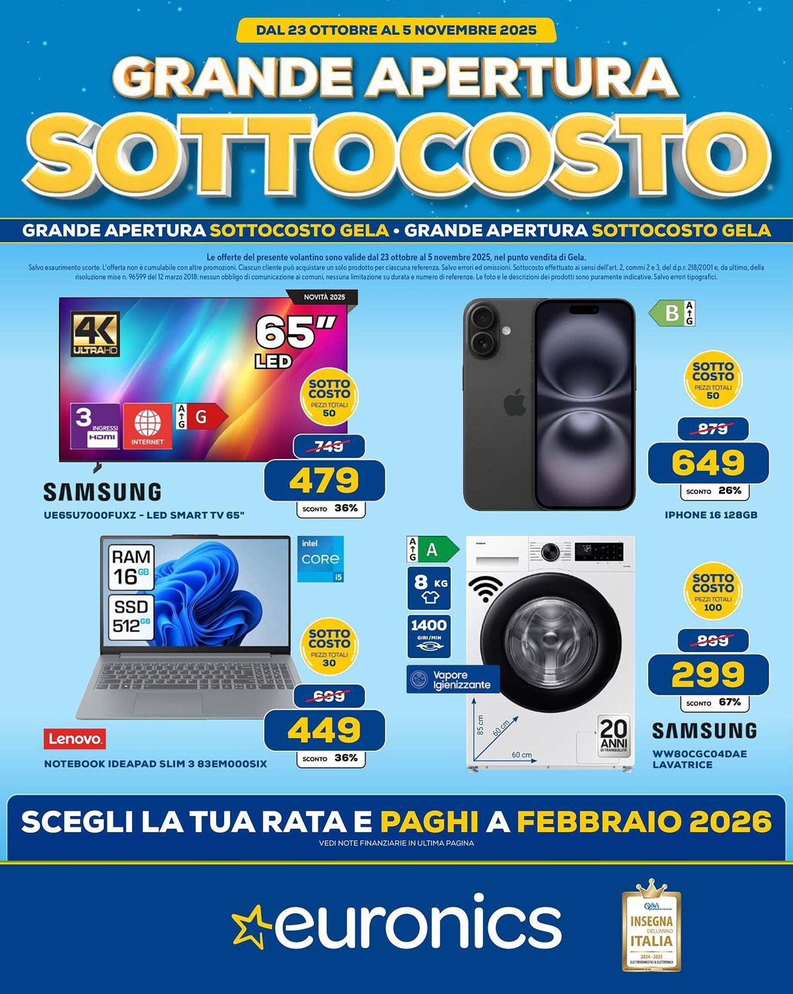 Volantino Euronics (2025-10-27 - 2025-11-05)