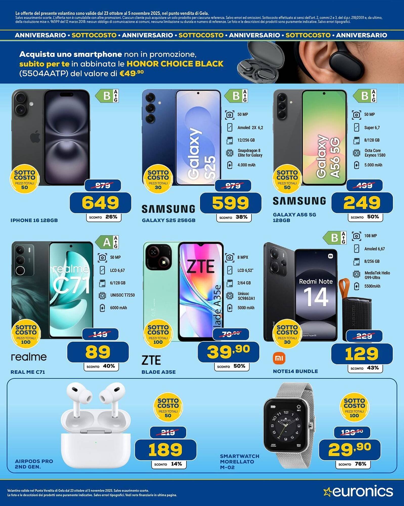 Volantino Euronics (2025-10-27 - 2025-11-05)