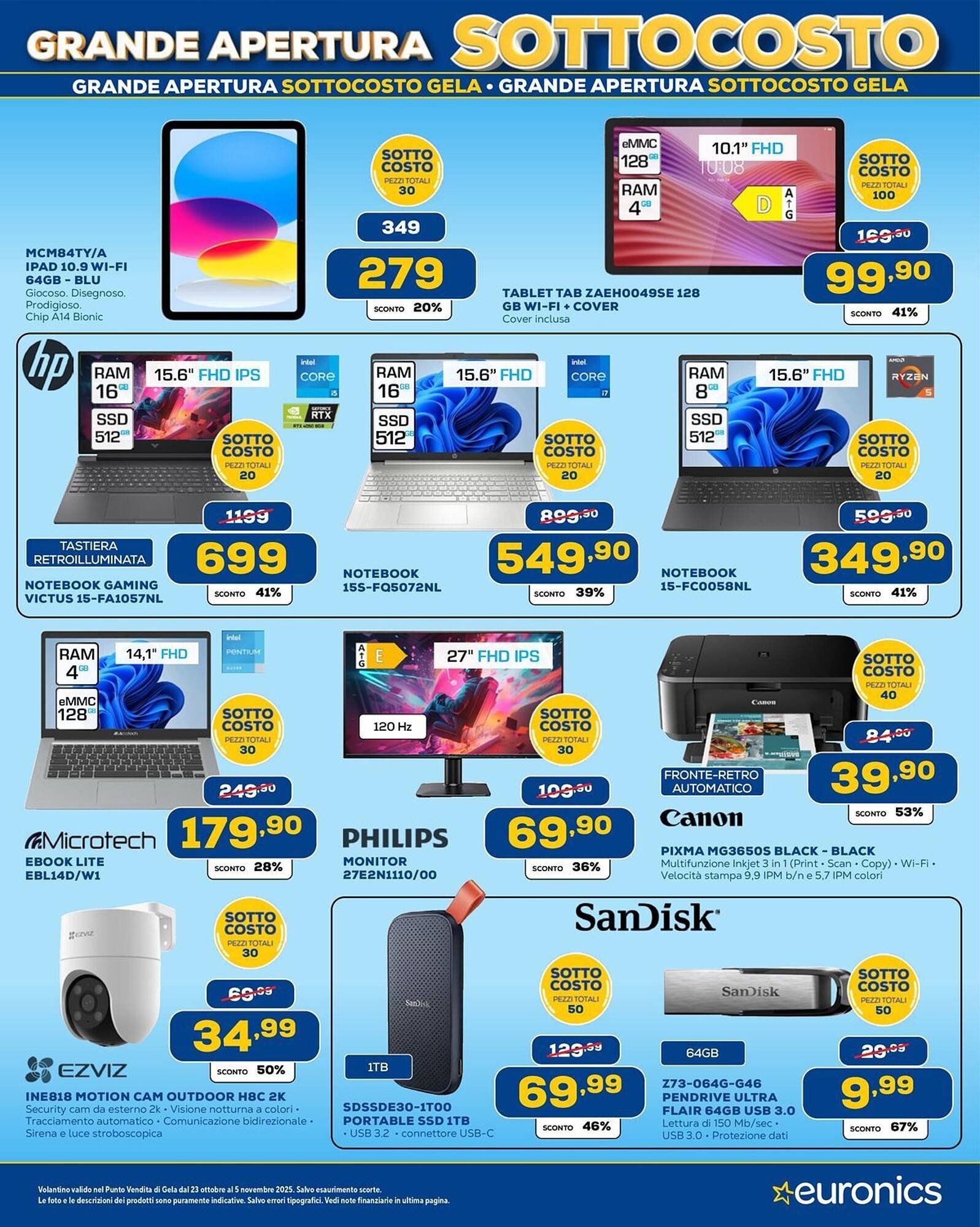 Volantino Euronics (2025-10-27 - 2025-11-05)
