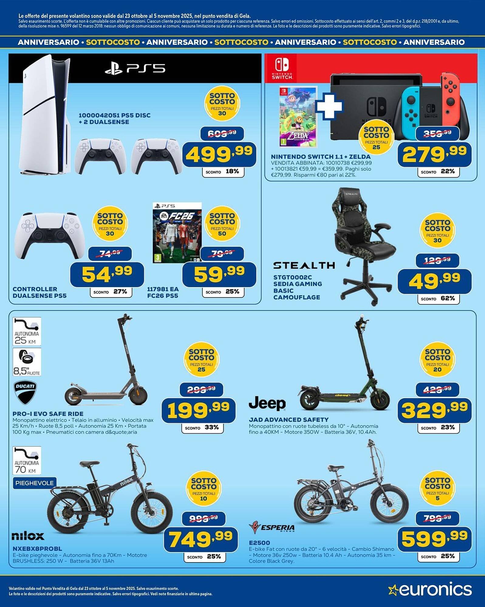 Volantino Euronics (2025-10-27 - 2025-11-05)