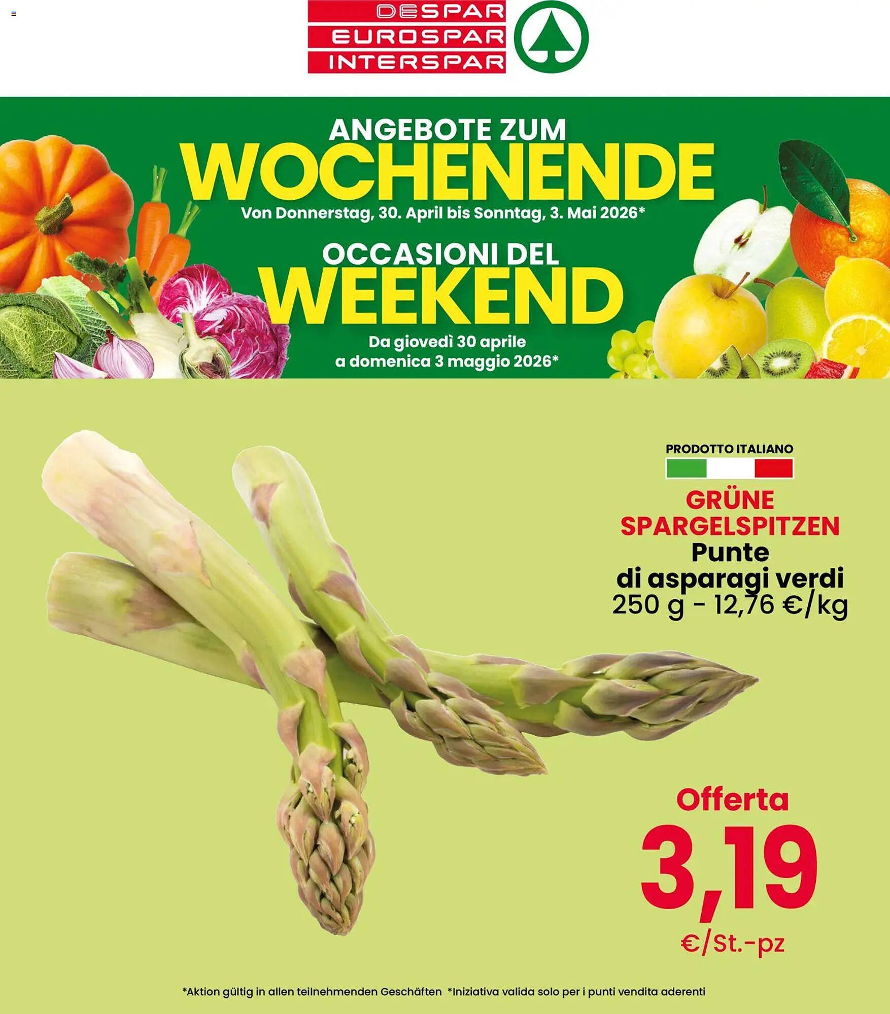 Volantino Eurospar (2026-04-30 - 2026-05-03)