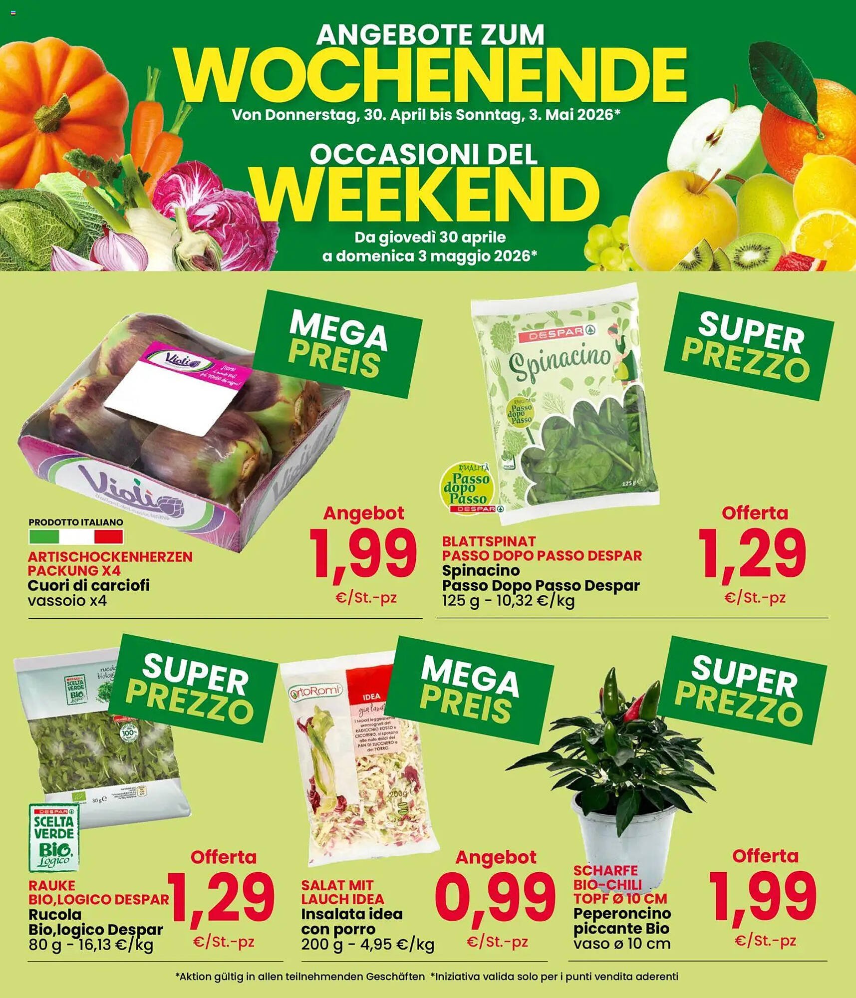 Volantino Eurospar (2026-04-30 - 2026-05-03)