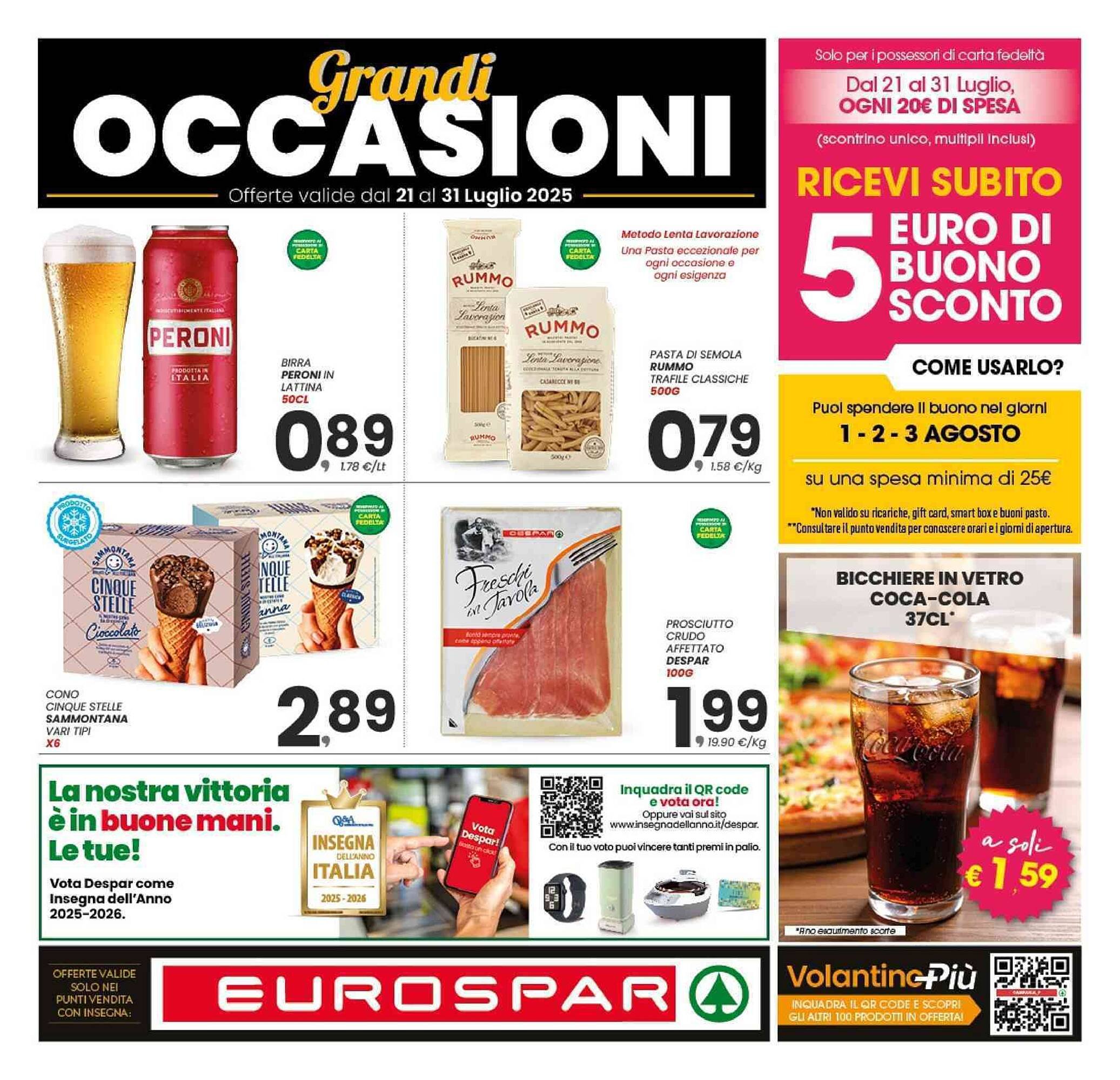 Volantino Eurospar (2025-07-21 - 2025-07-31)