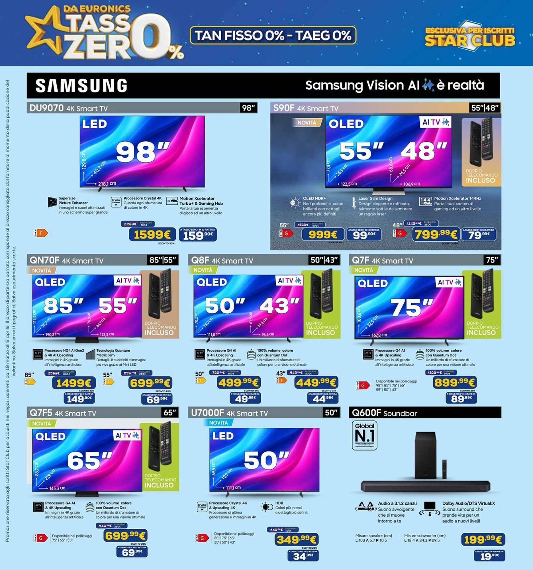 Volantino Euronics (2026-03-19 - 2026-04-08)