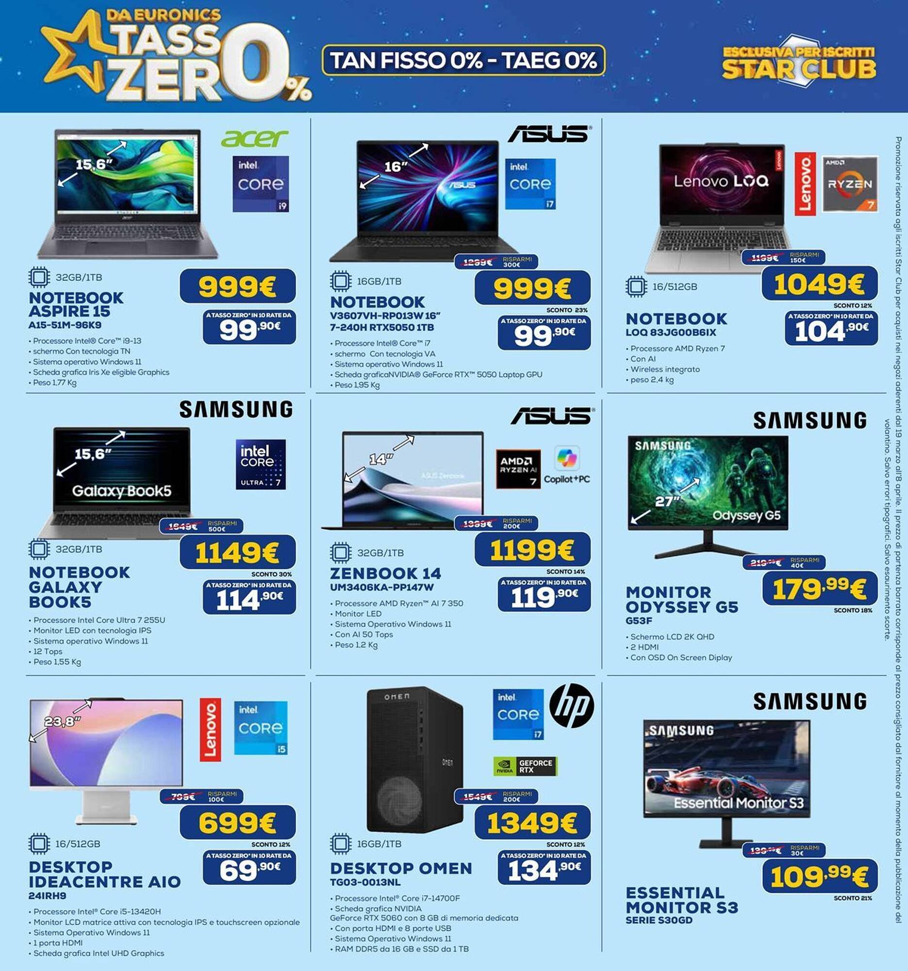 Volantino Euronics (2026-03-19 - 2026-04-08)