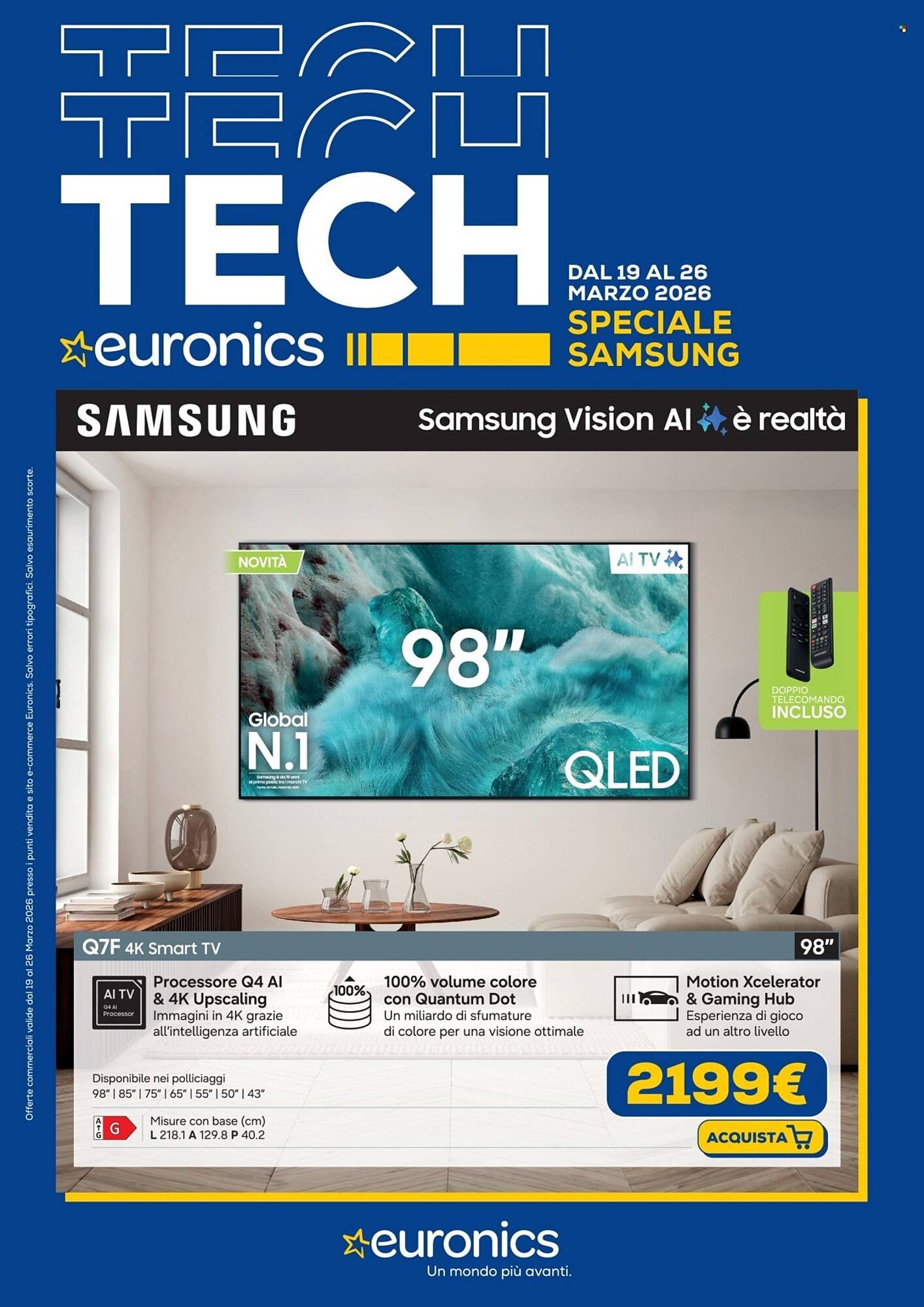 Volantino Euronics (2026-03-19 - 2026-03-26)