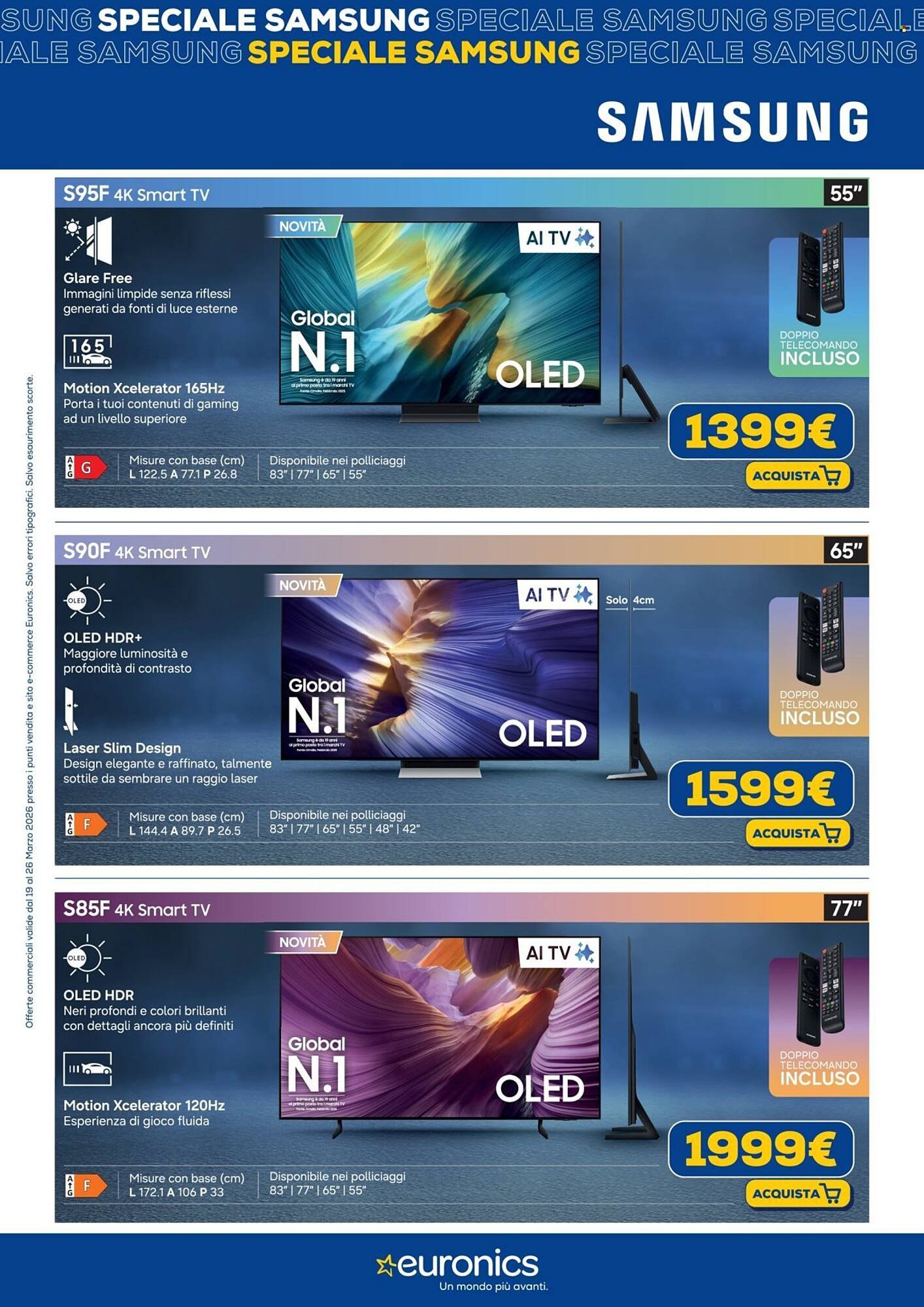 Volantino Euronics (2026-03-19 - 2026-03-26)