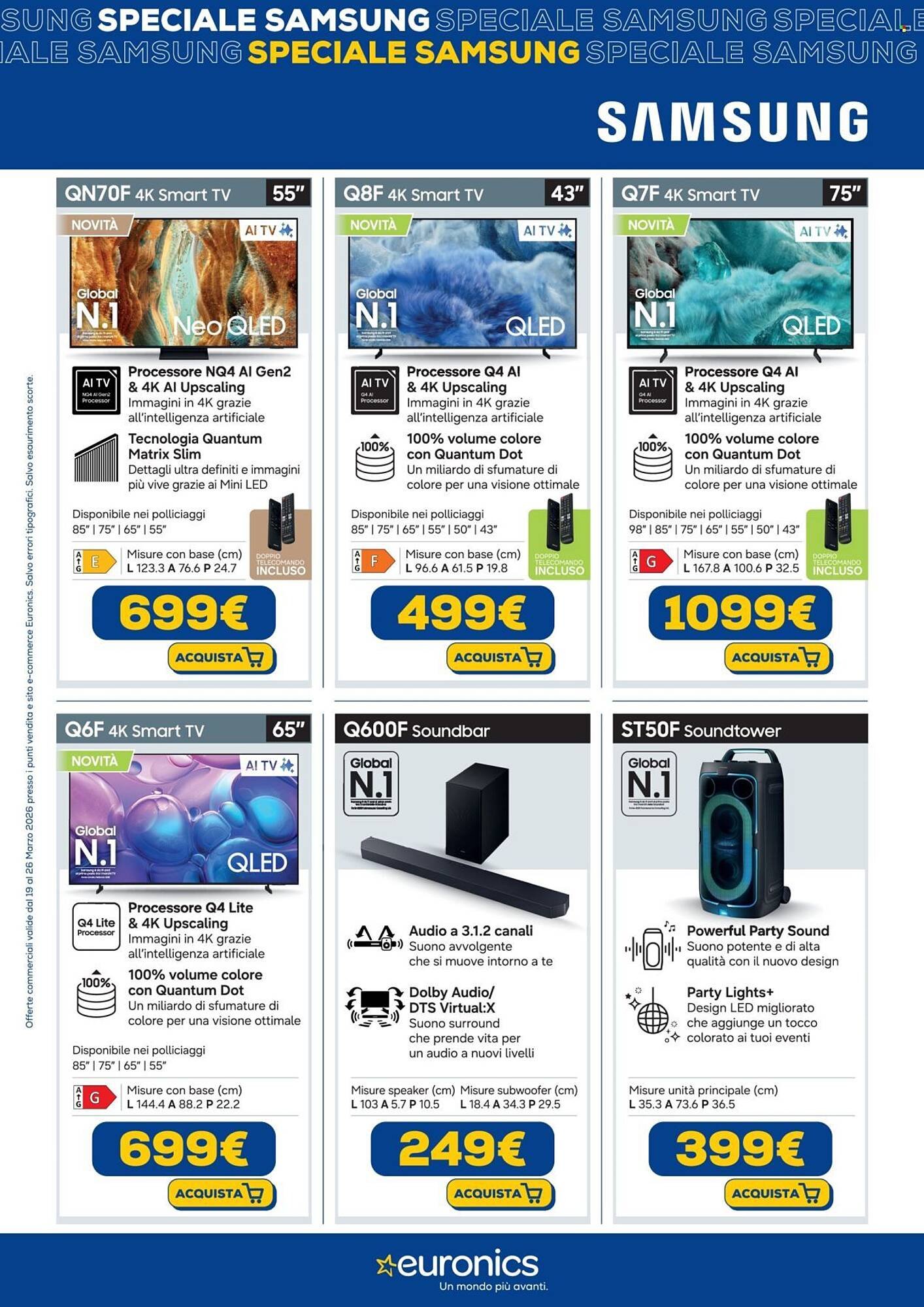 Volantino Euronics (2026-03-19 - 2026-03-26)