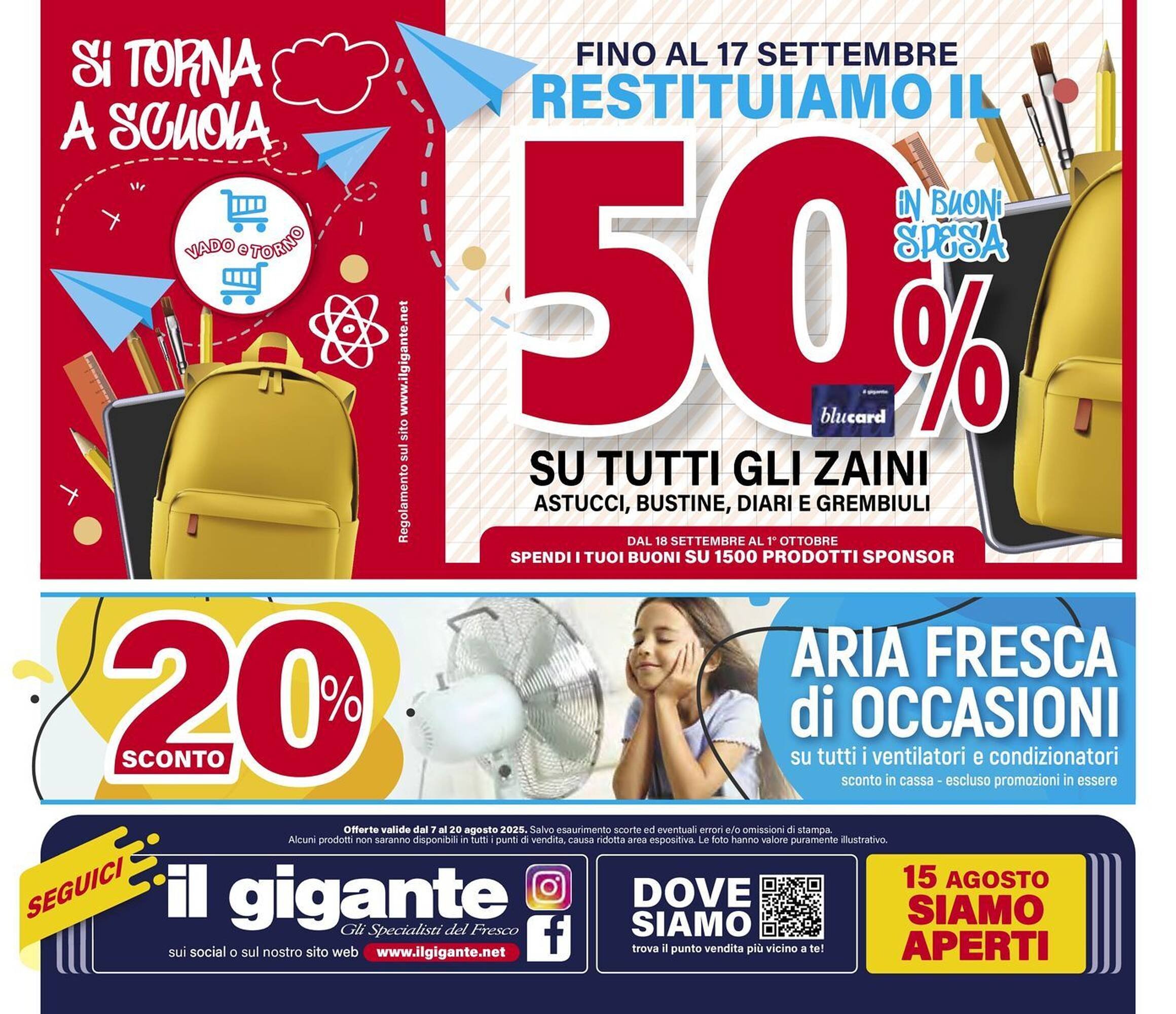 Volantino Il Gigante (2025-08-07 - 2025-08-20)
