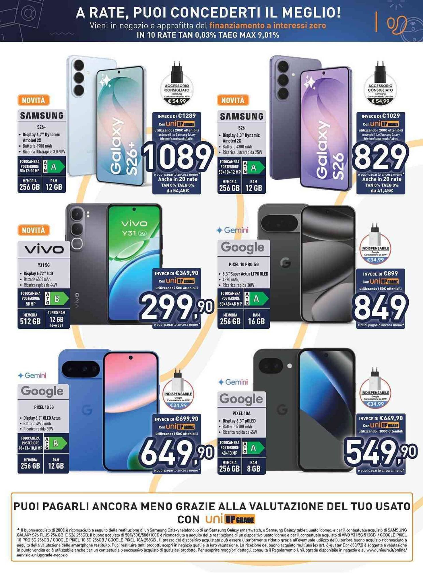 Volantino Unieuro (2026-03-20 - 2026-04-02)