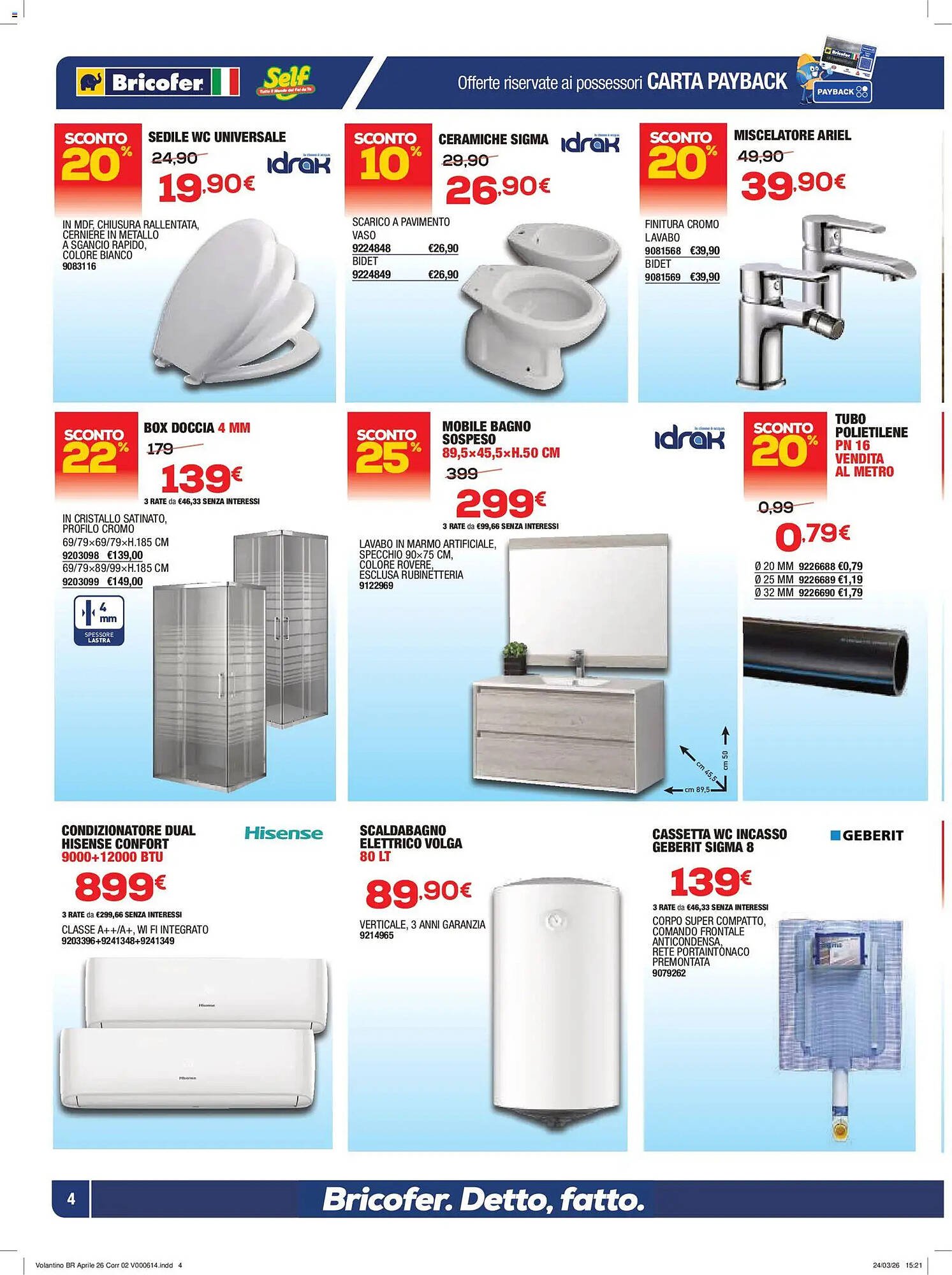 Volantino Self (2026-04-09 - 2026-04-26)