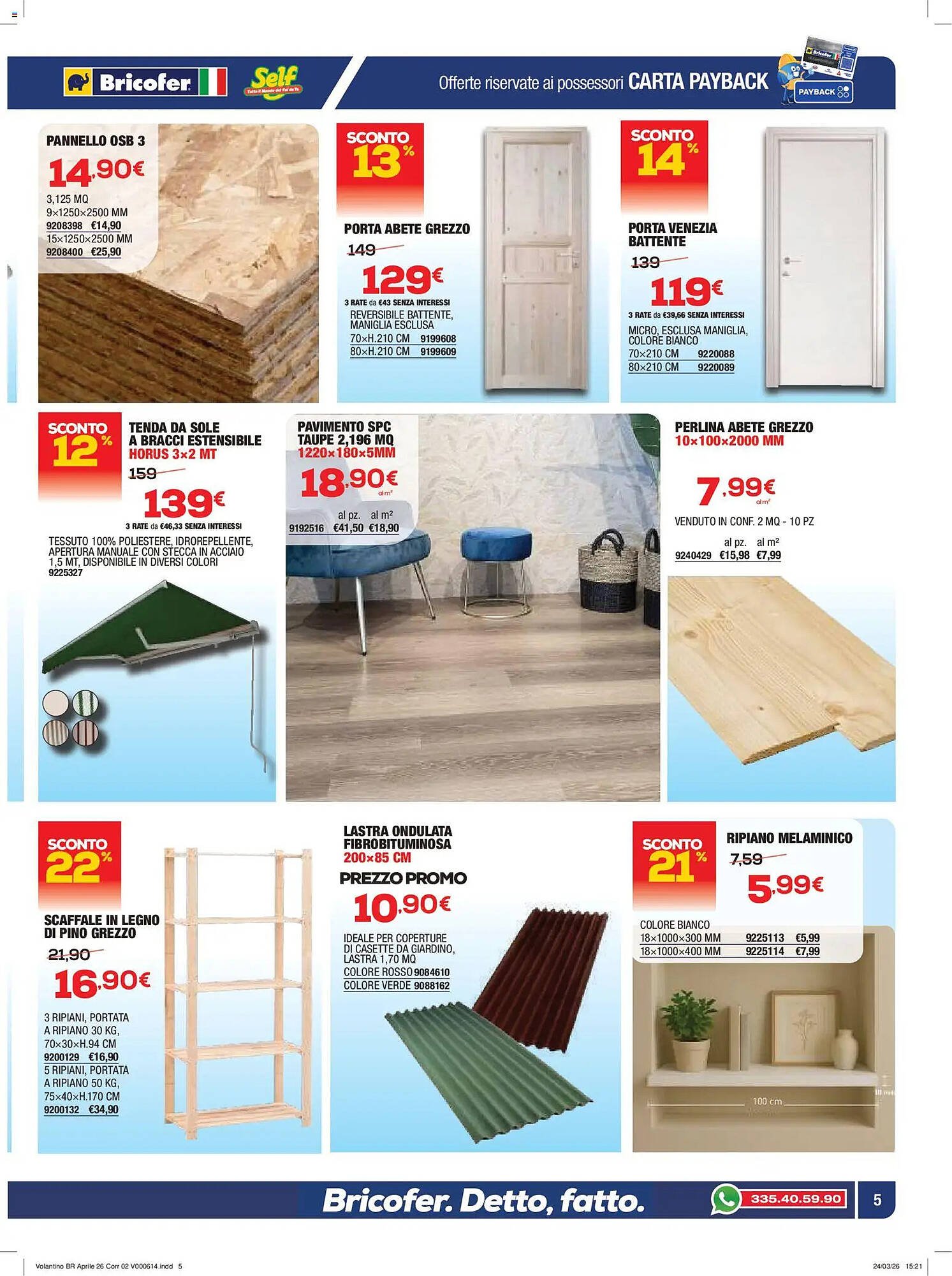 Volantino Self (2026-04-09 - 2026-04-26)