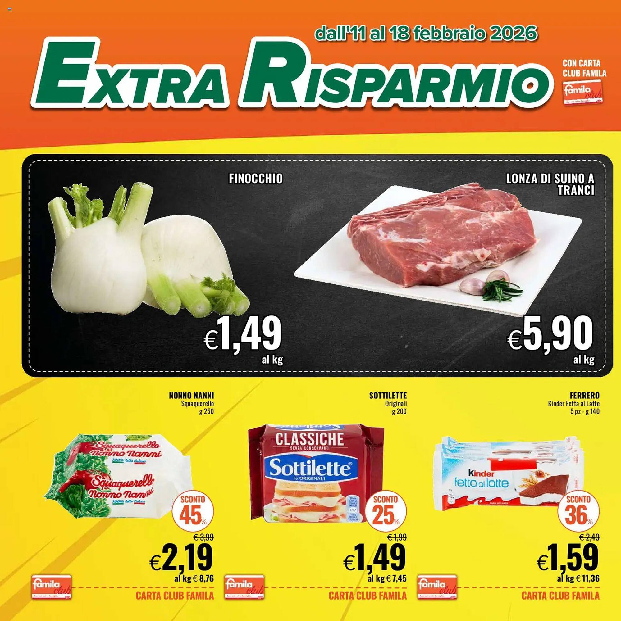 Volantino Famila (2026-02-11 - 2026-02-18)