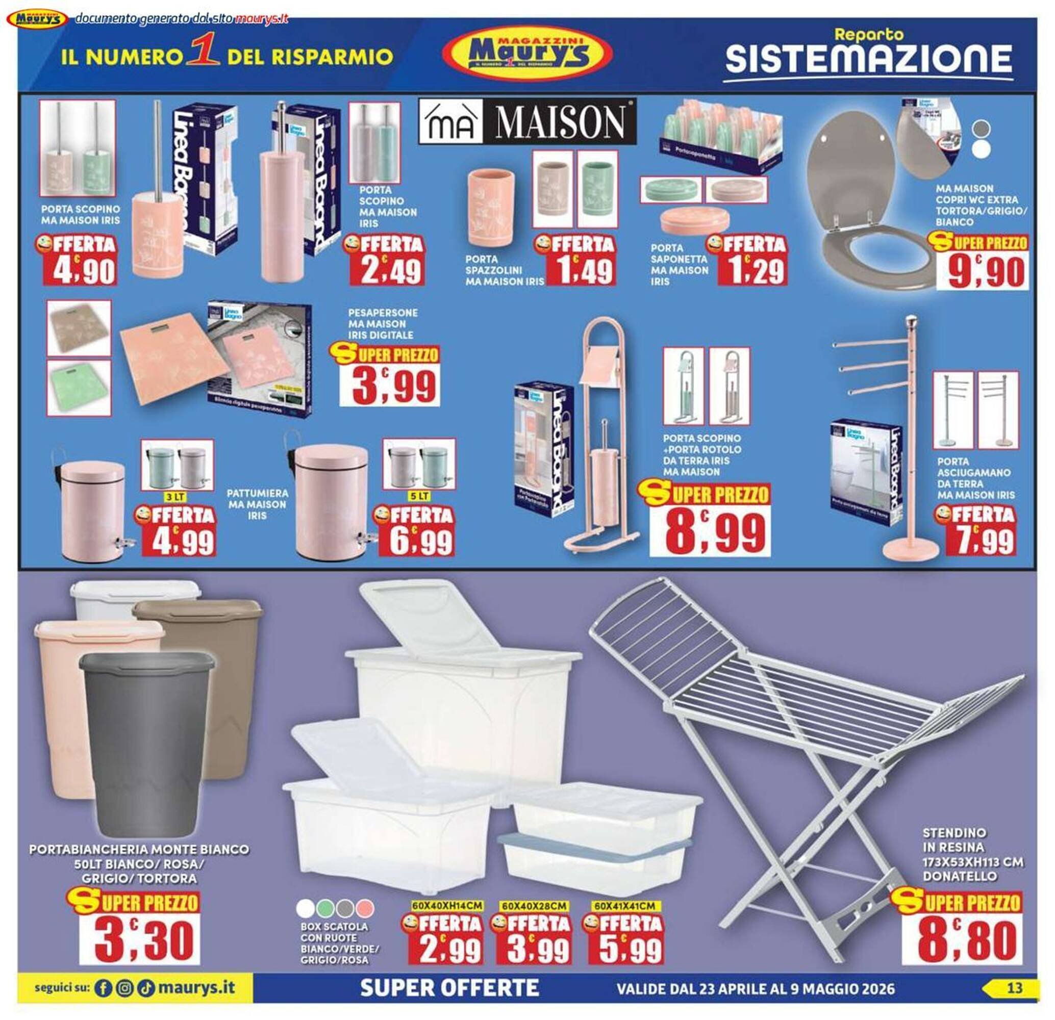 Volantino Maury's (2026-04-23 - 2026-05-09)