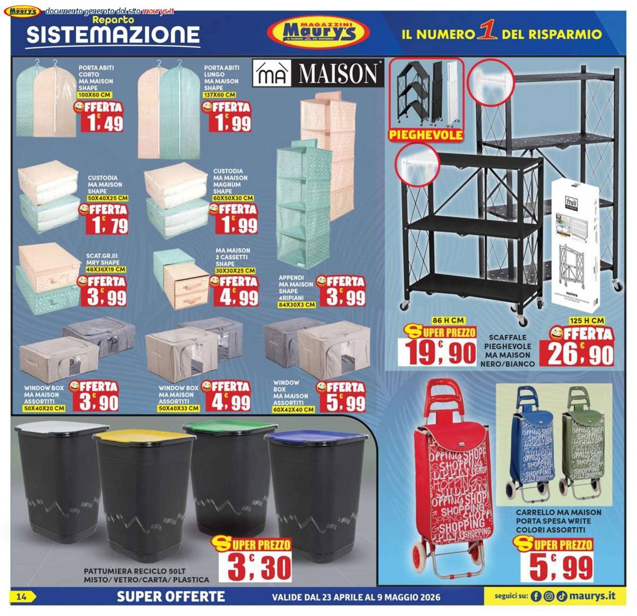 Volantino Maury's (2026-04-23 - 2026-05-09)