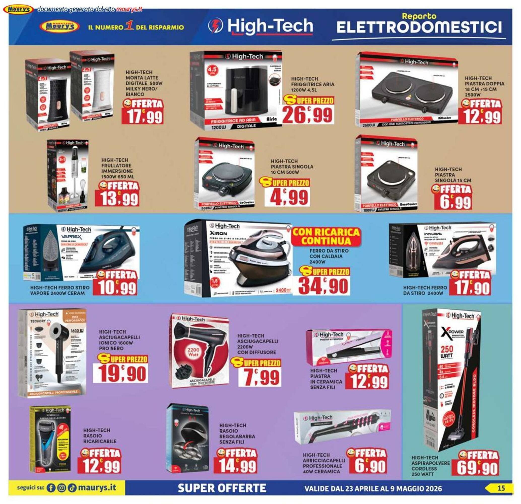 Volantino Maury's (2026-04-23 - 2026-05-09)