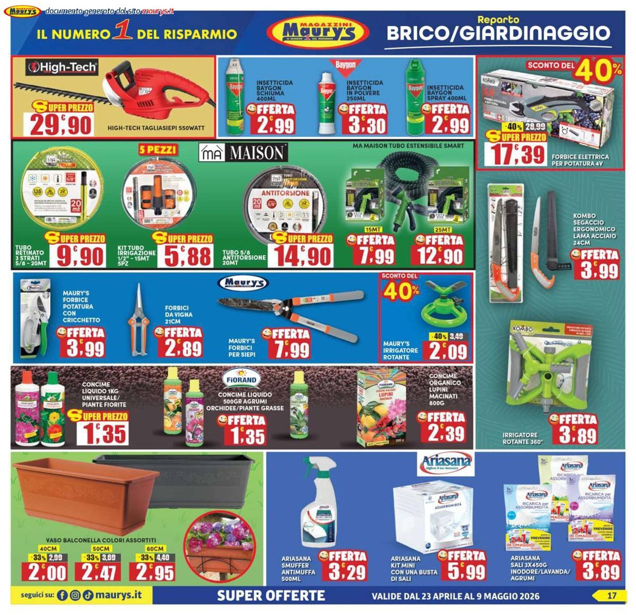 Volantino Maury's (2026-04-23 - 2026-05-09)