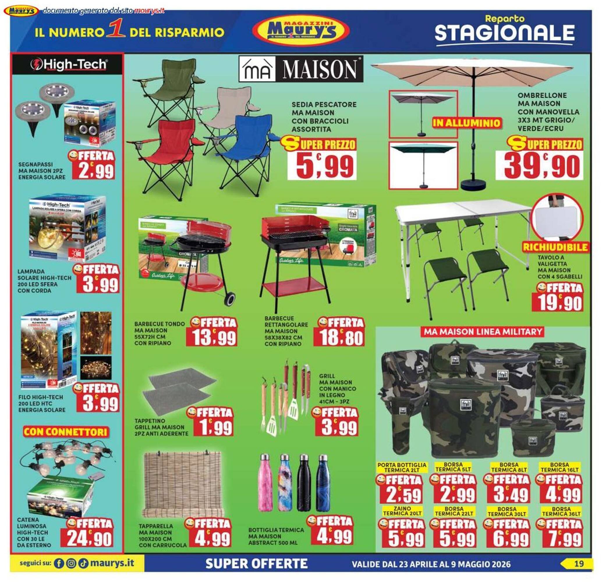 Volantino Maury's (2026-04-23 - 2026-05-09)