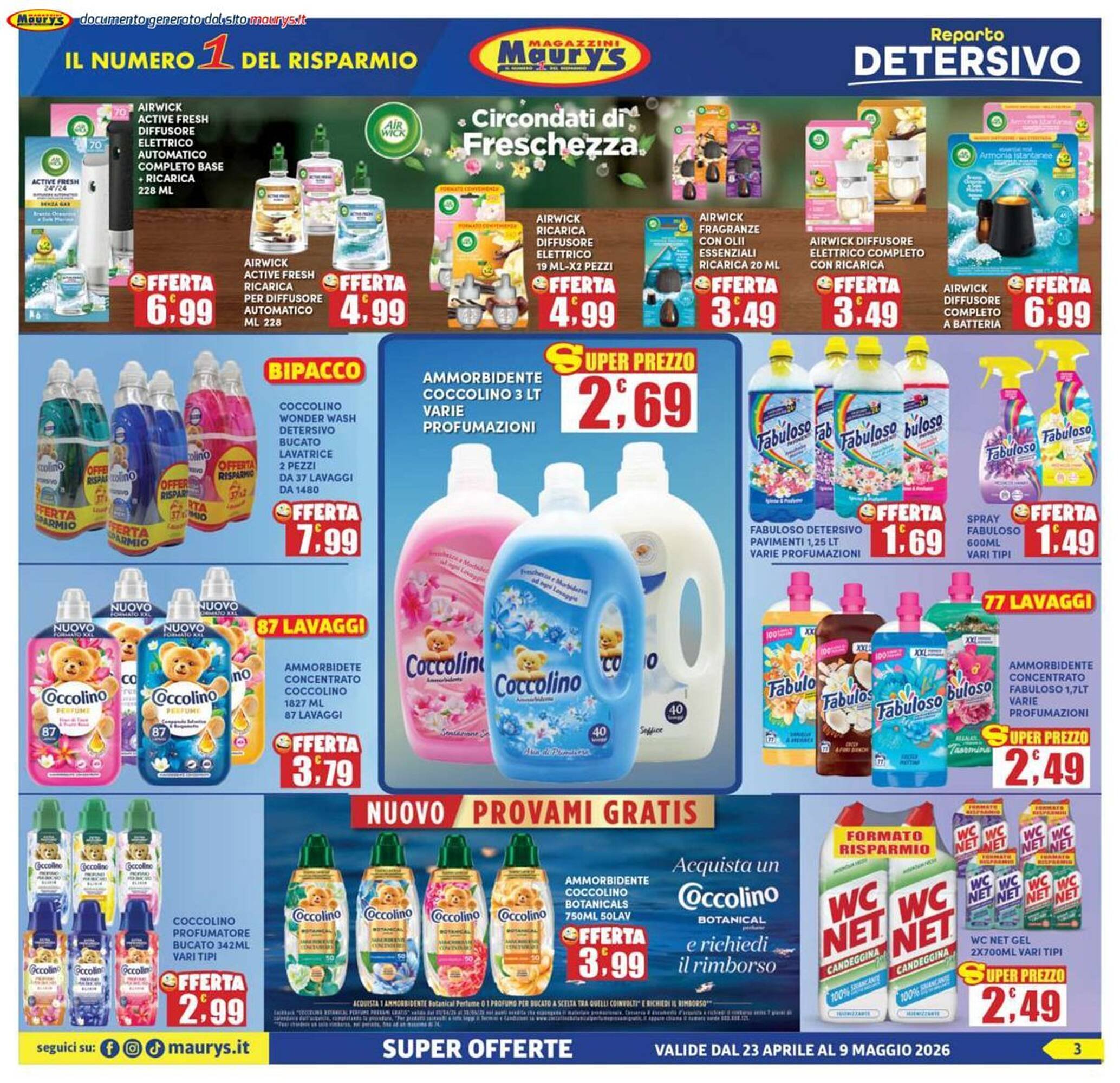 Volantino Maury's (2026-04-23 - 2026-05-09)