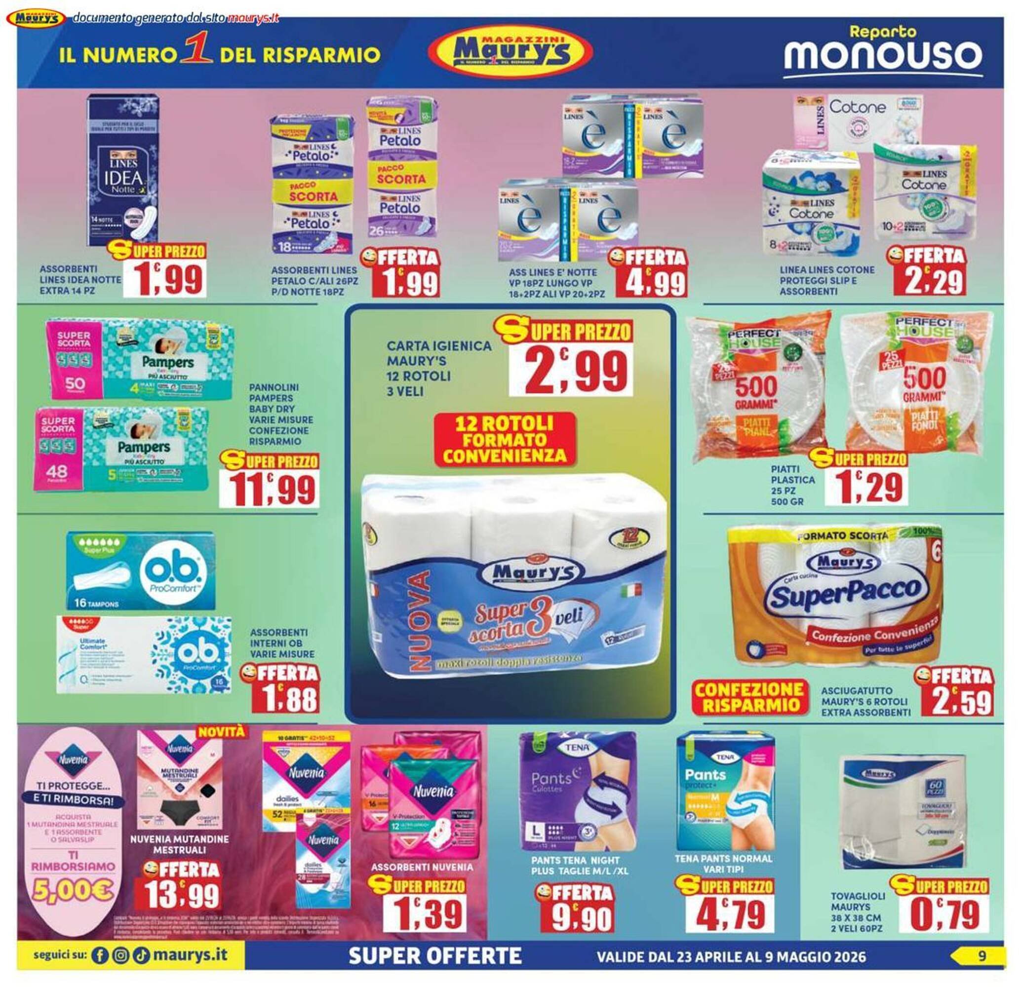 Volantino Maury's (2026-04-23 - 2026-05-09)