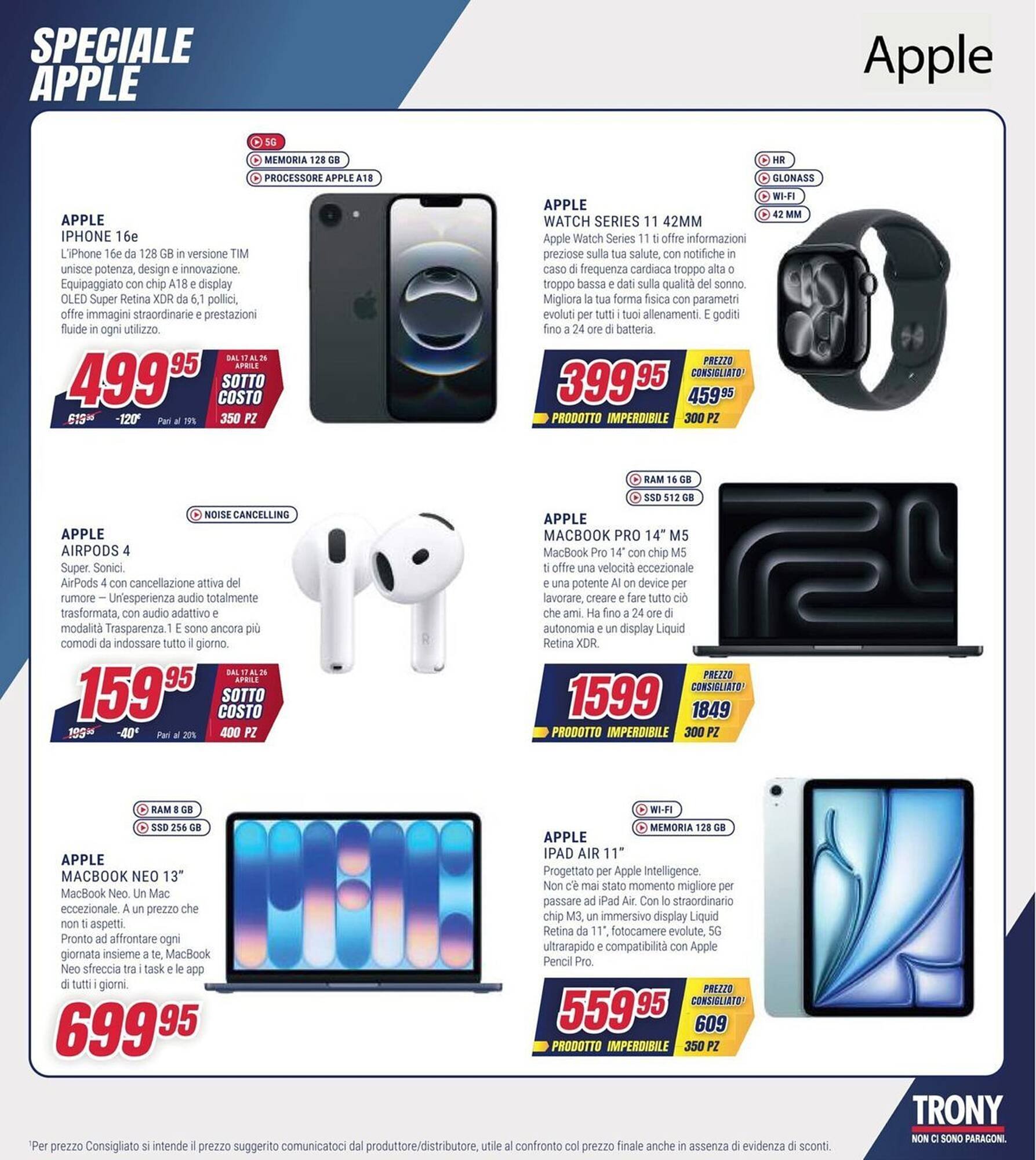 Volantino Trony (2026-04-17 - 2026-04-27)
