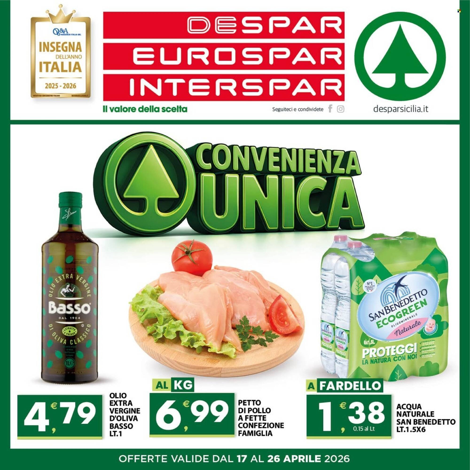 Volantino Eurospar (2026-04-17 - 2026-04-26)