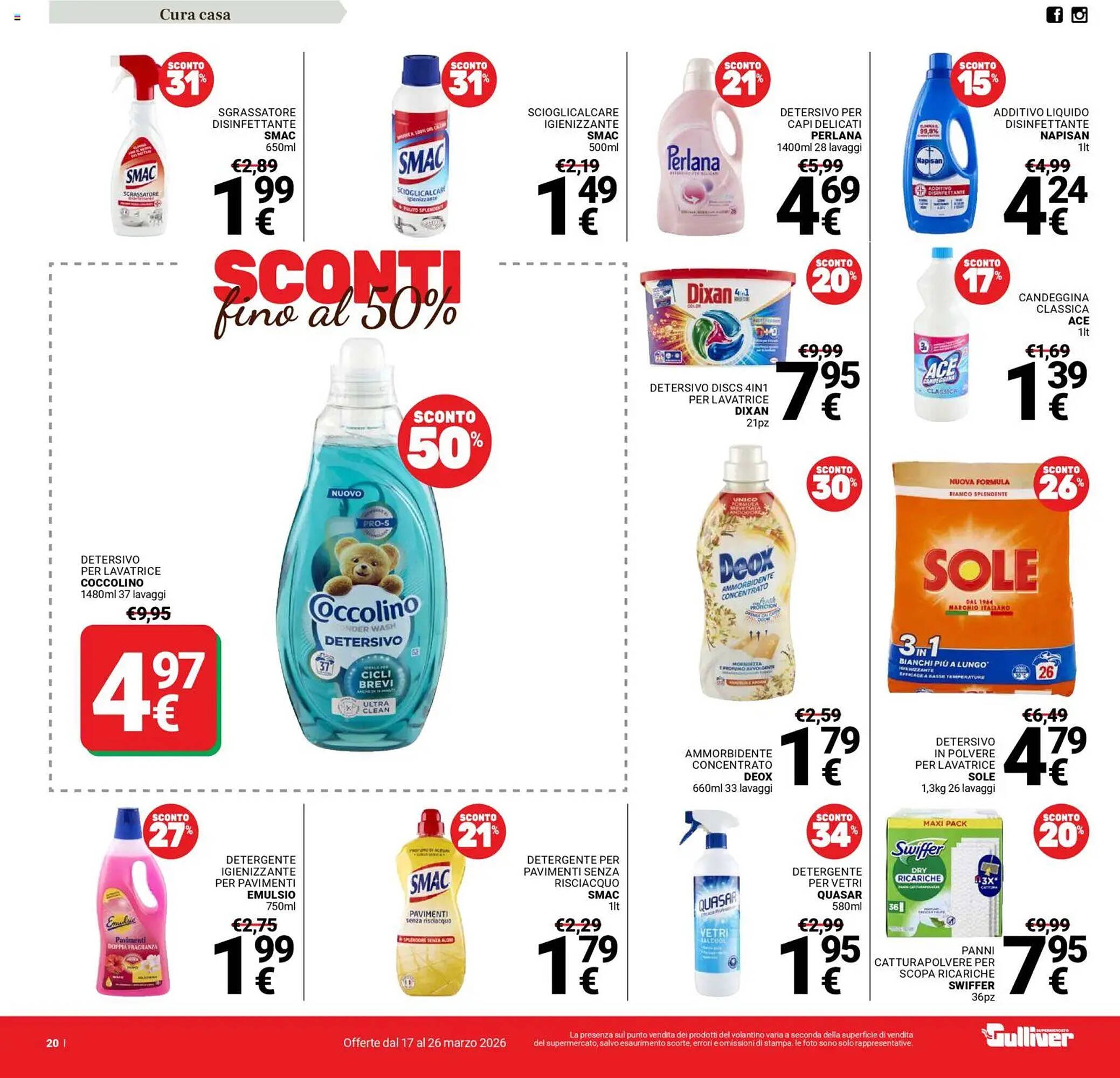 Volantino Supermercati Gulliver (2026-03-17 - 2026-03-26)
