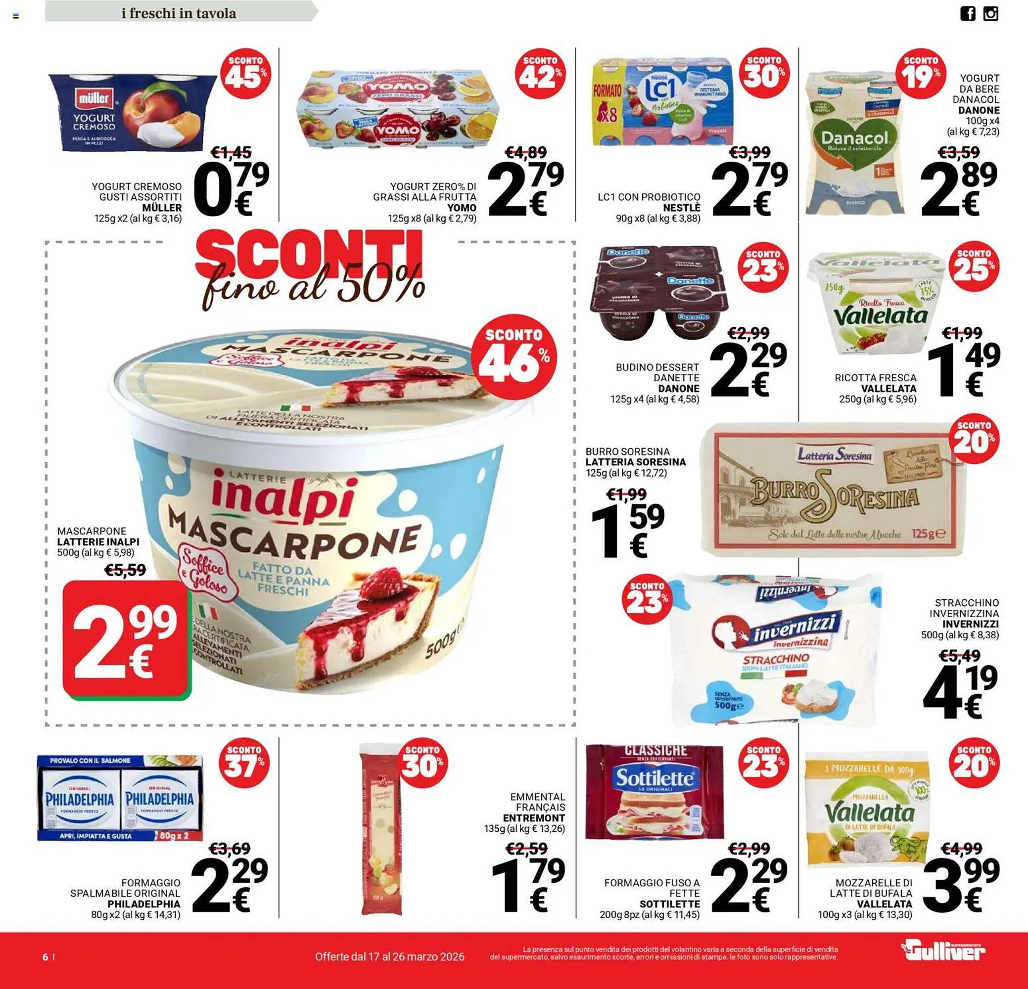 Volantino Supermercati Gulliver (2026-03-17 - 2026-03-26)
