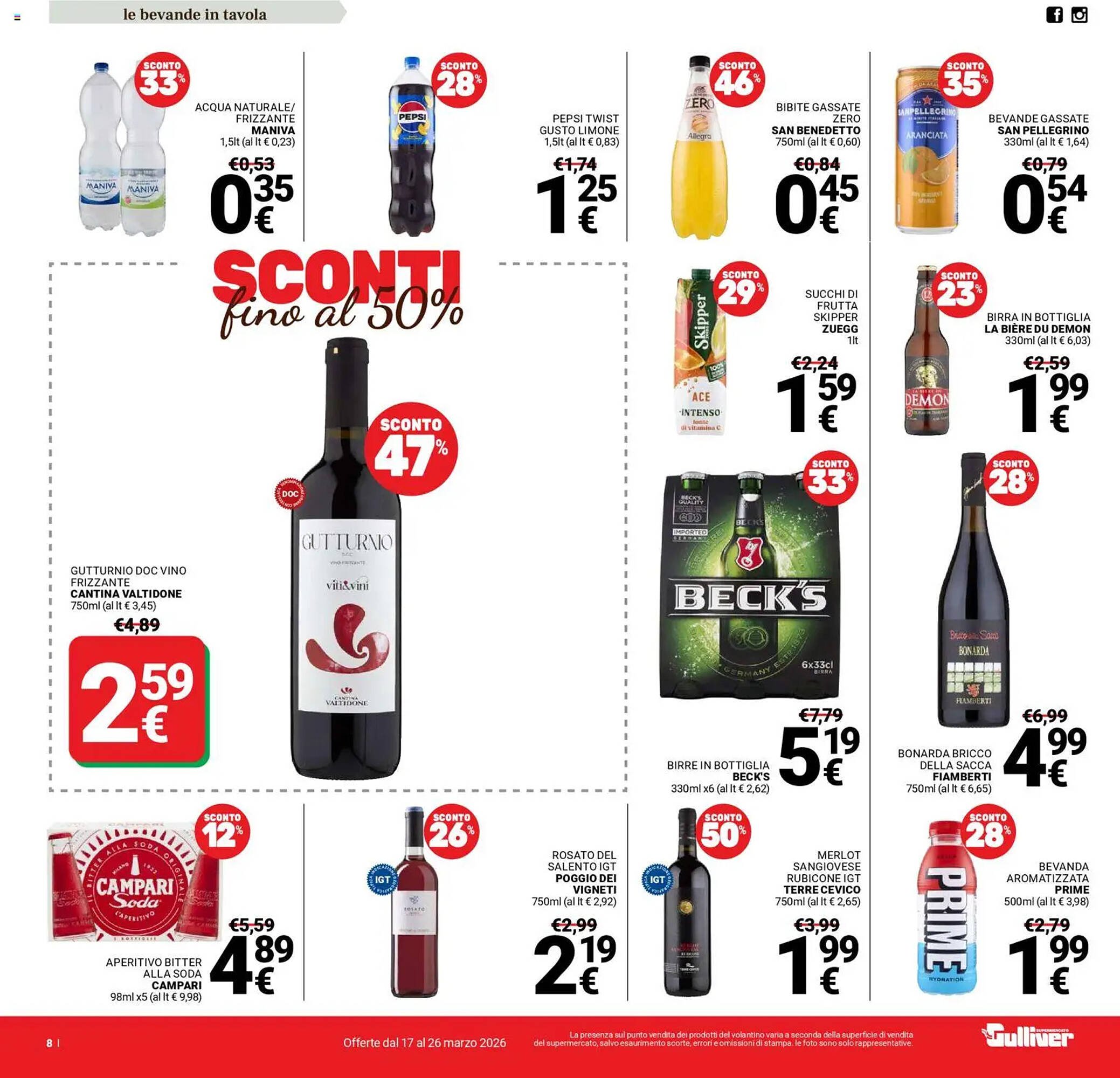 Volantino Supermercati Gulliver (2026-03-17 - 2026-03-26)
