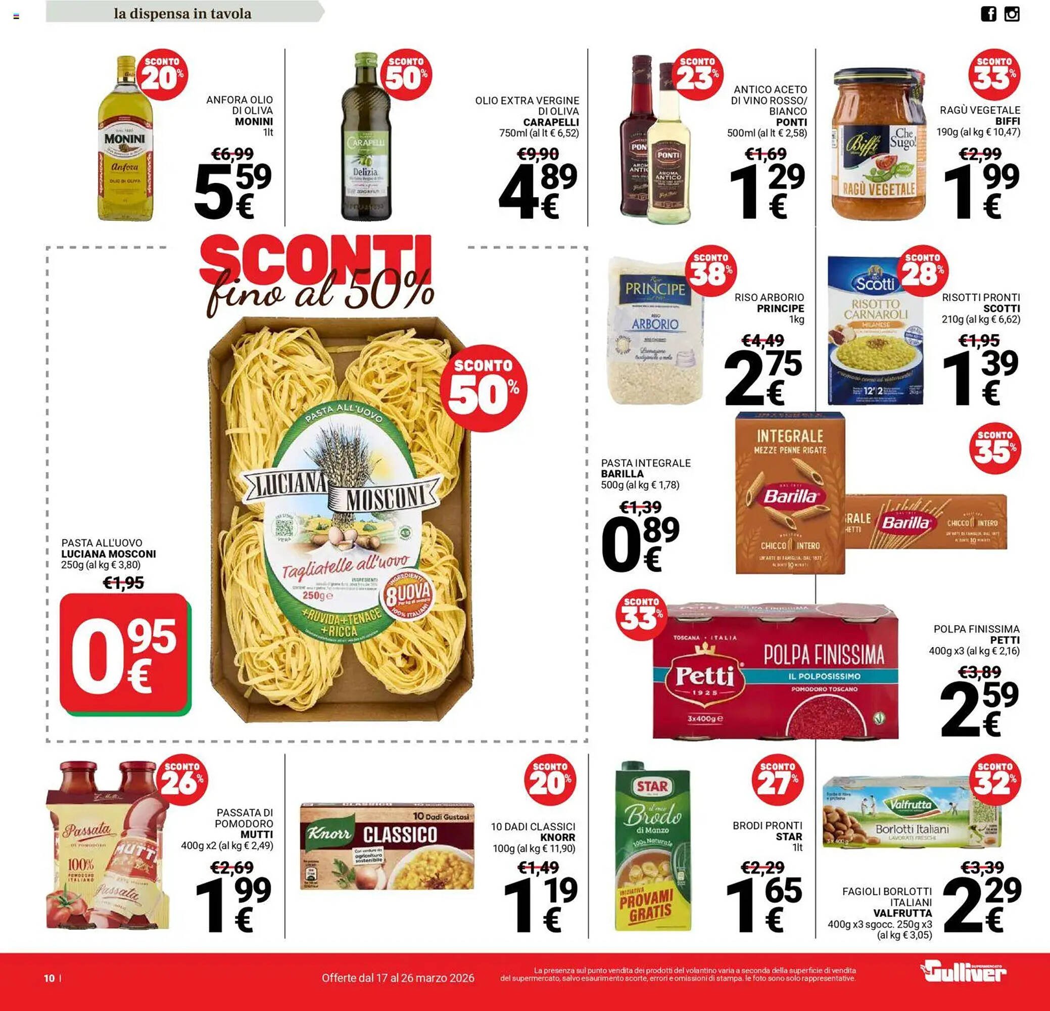 Volantino Supermercati Gulliver (2026-03-17 - 2026-03-26)