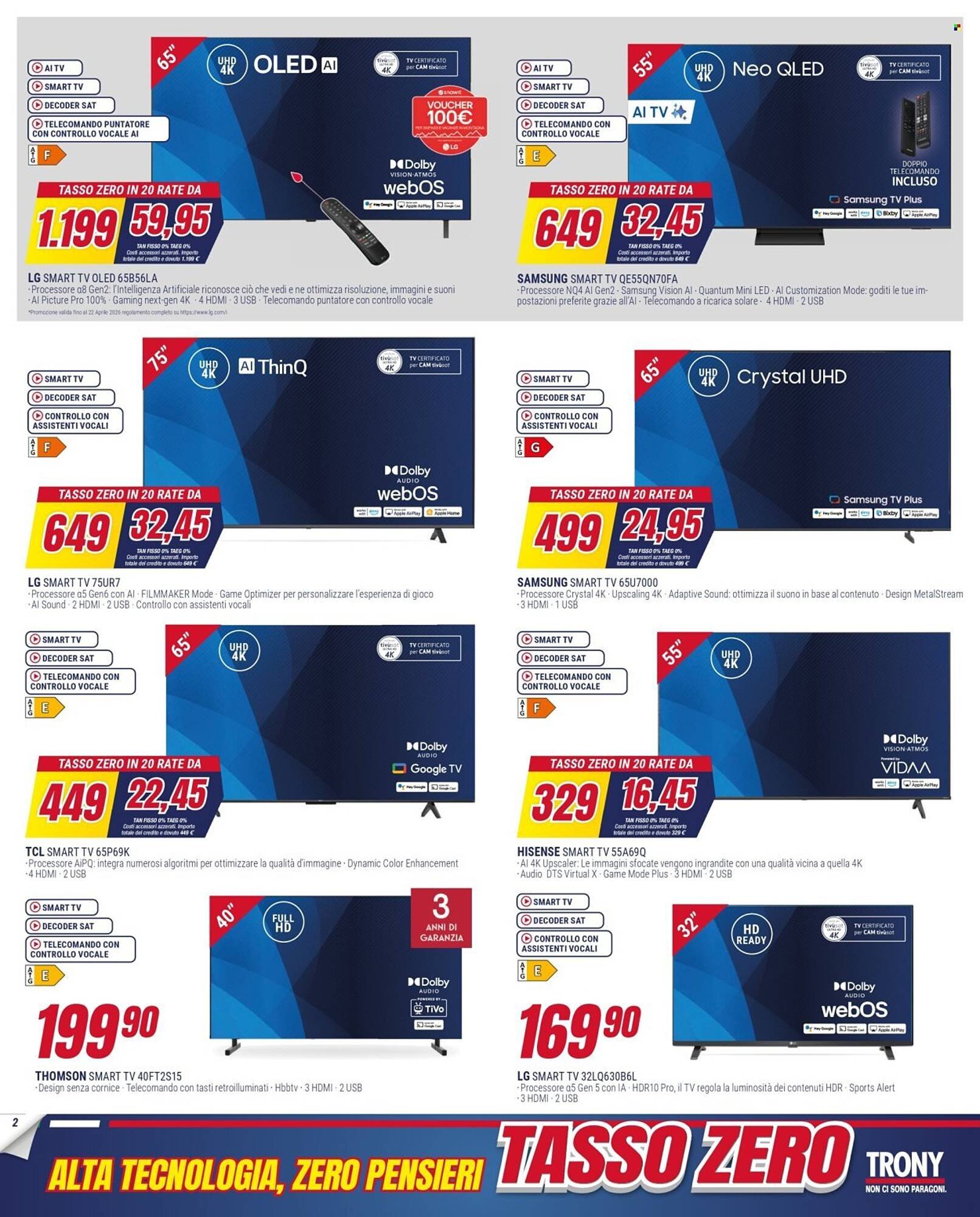 Volantino Trony (2026-04-11 - 2026-04-27)