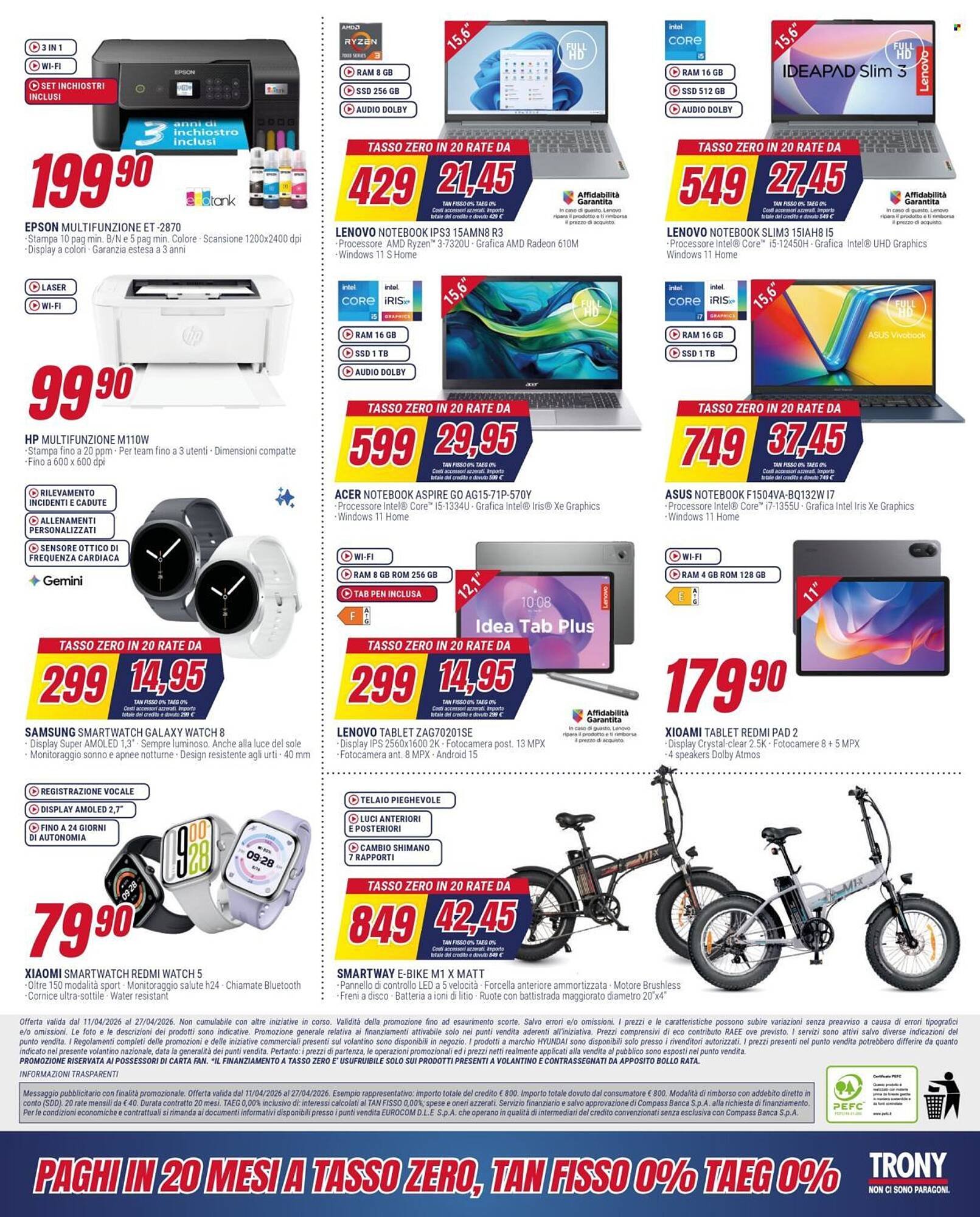 Volantino Trony (2026-04-11 - 2026-04-27)