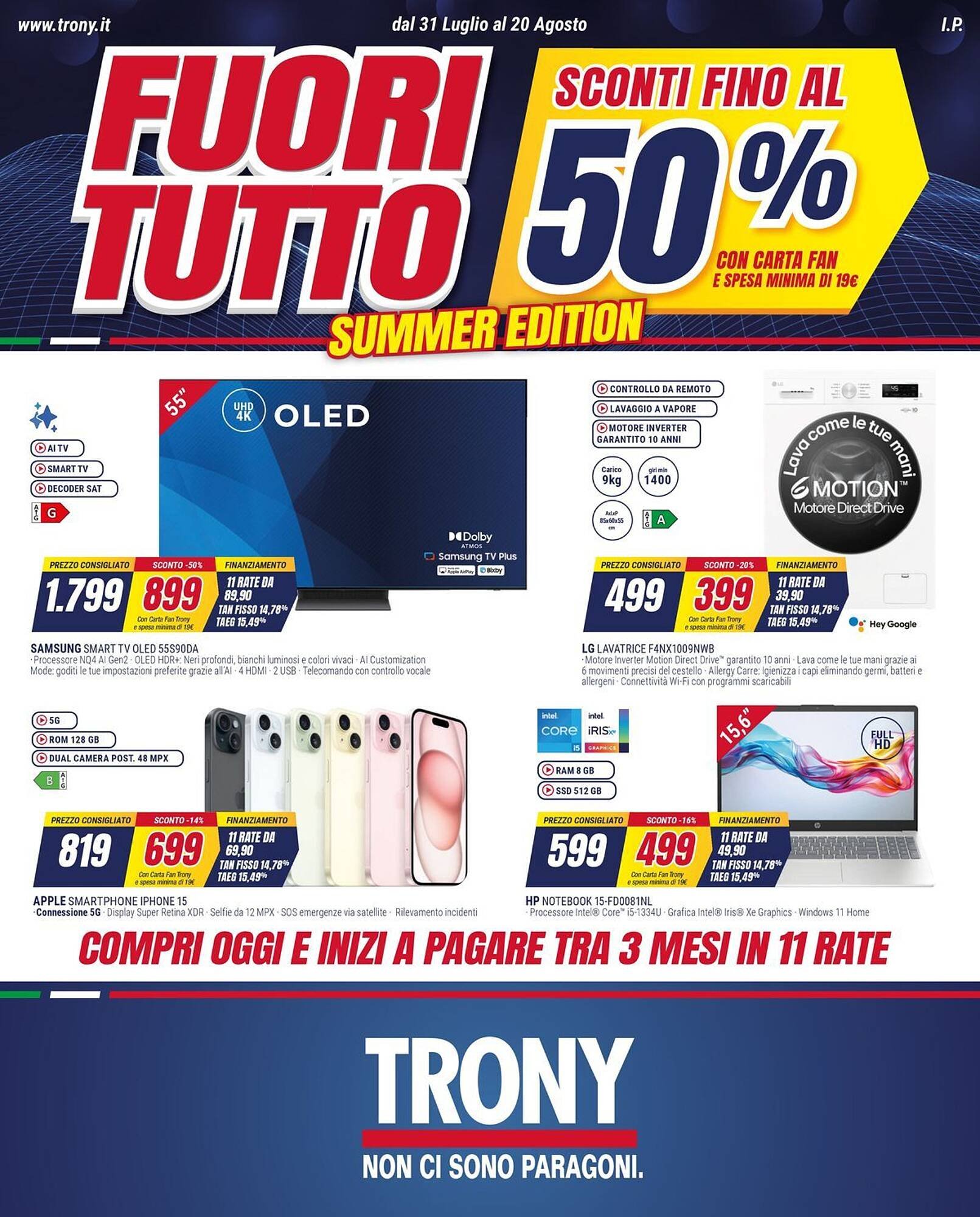 Volantino Trony (2025-07-31 - 2025-08-20)