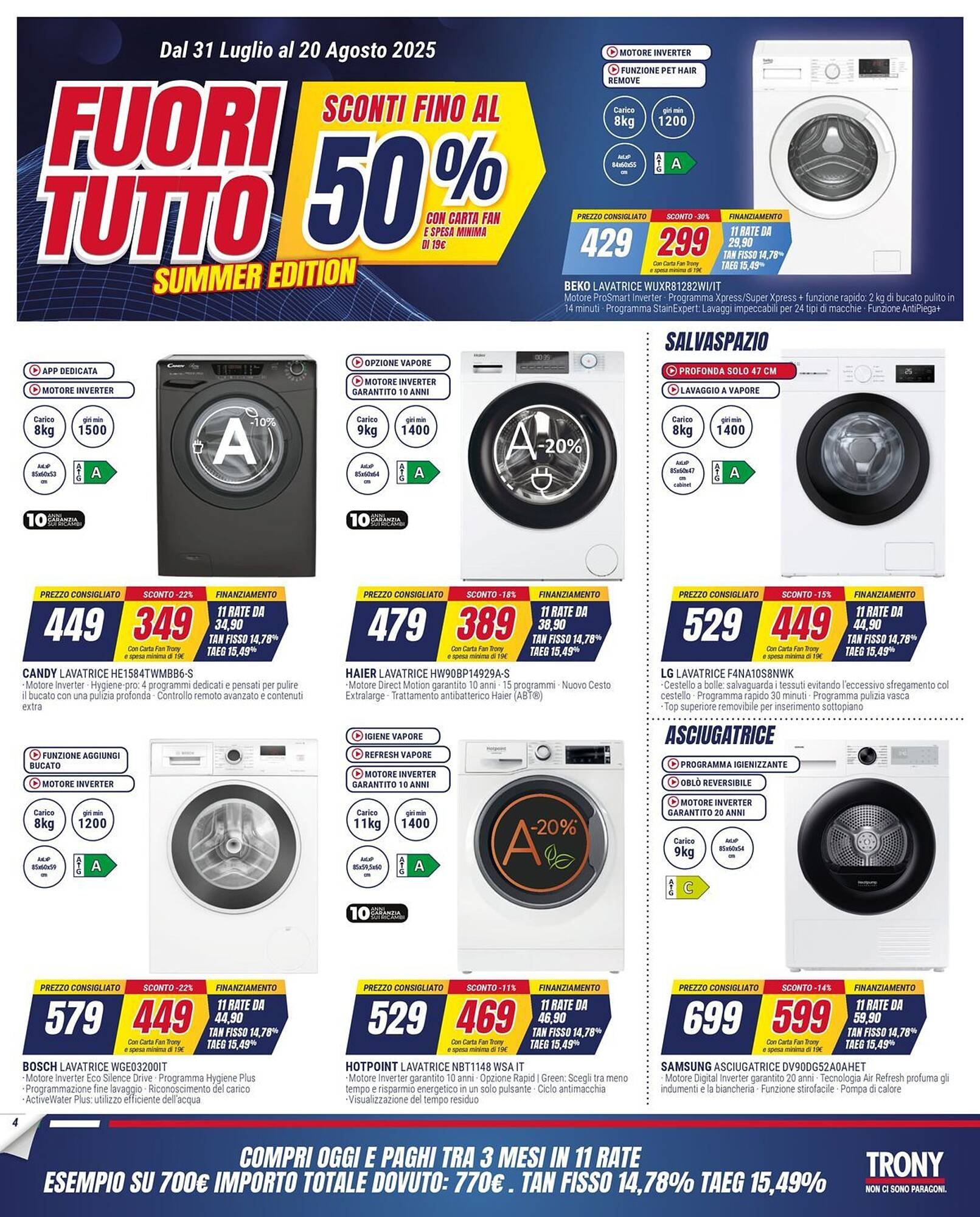 Volantino Trony (2025-07-31 - 2025-08-20)