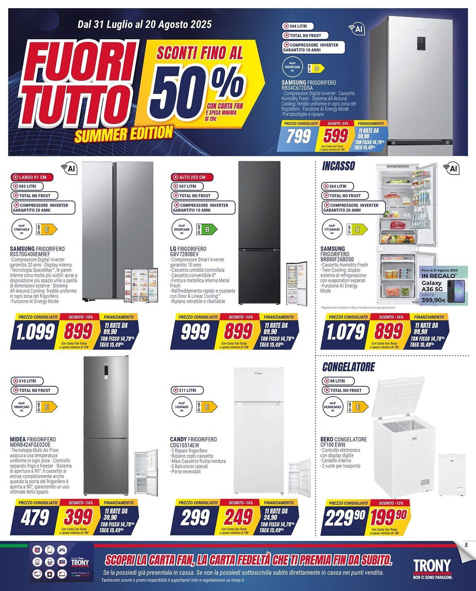 Volantino Trony (2025-07-31 - 2025-08-20)