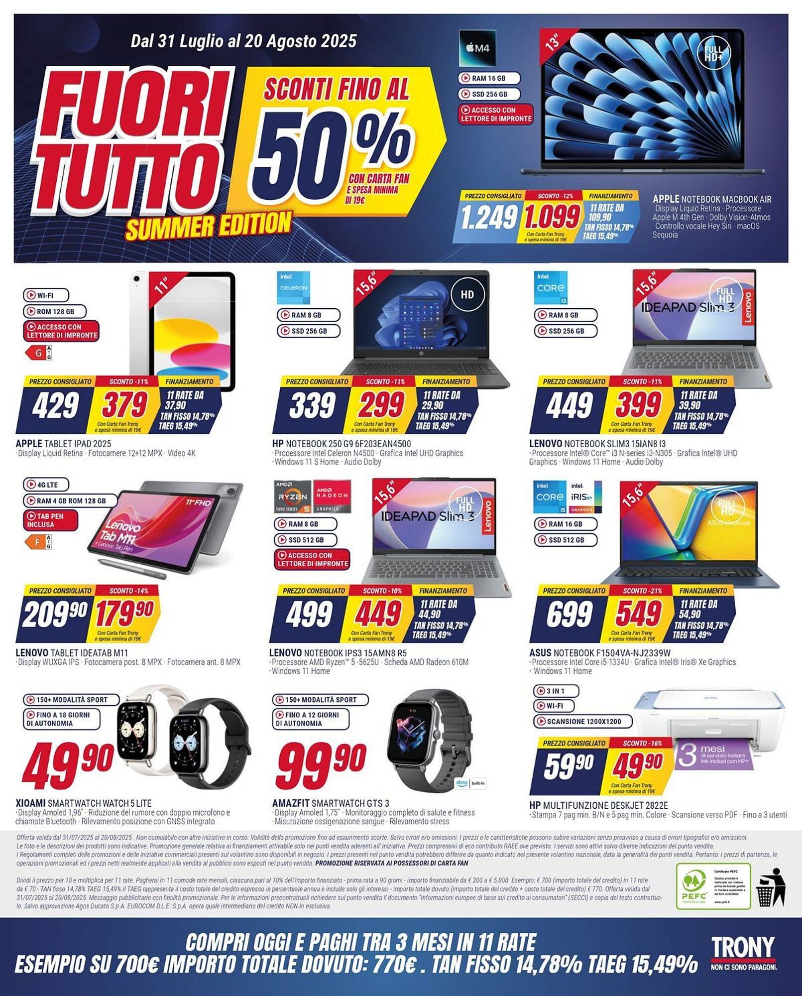 Volantino Trony (2025-07-31 - 2025-08-20)
