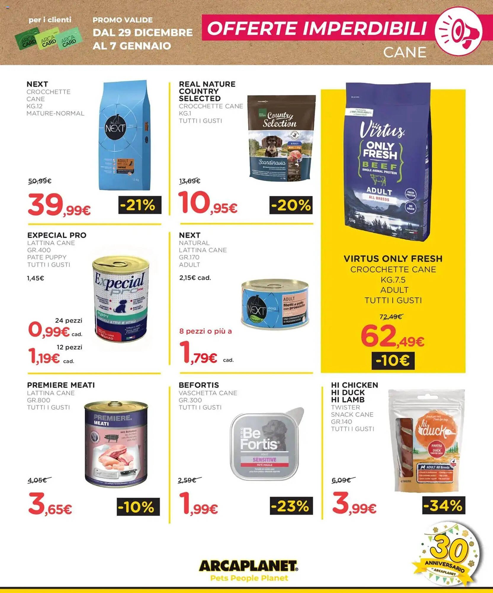 Volantino Arcaplanet (2025-12-29 - 2026-01-07)