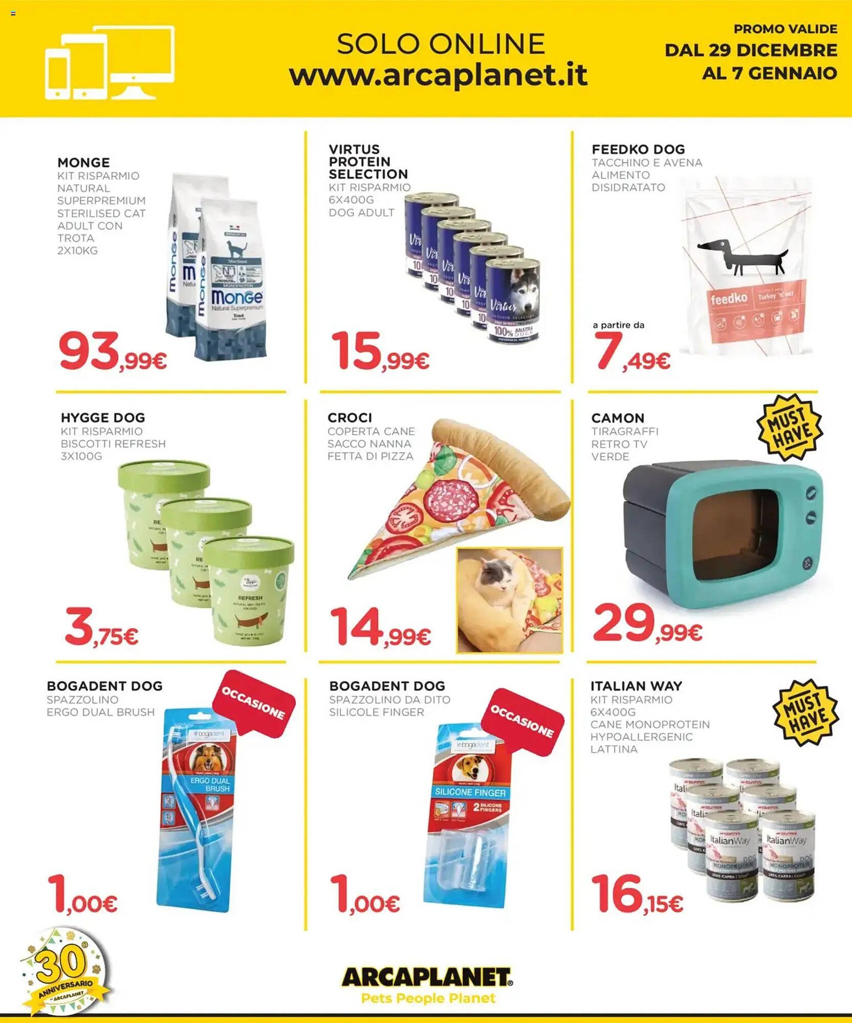 Volantino Arcaplanet (2025-12-29 - 2026-01-07)