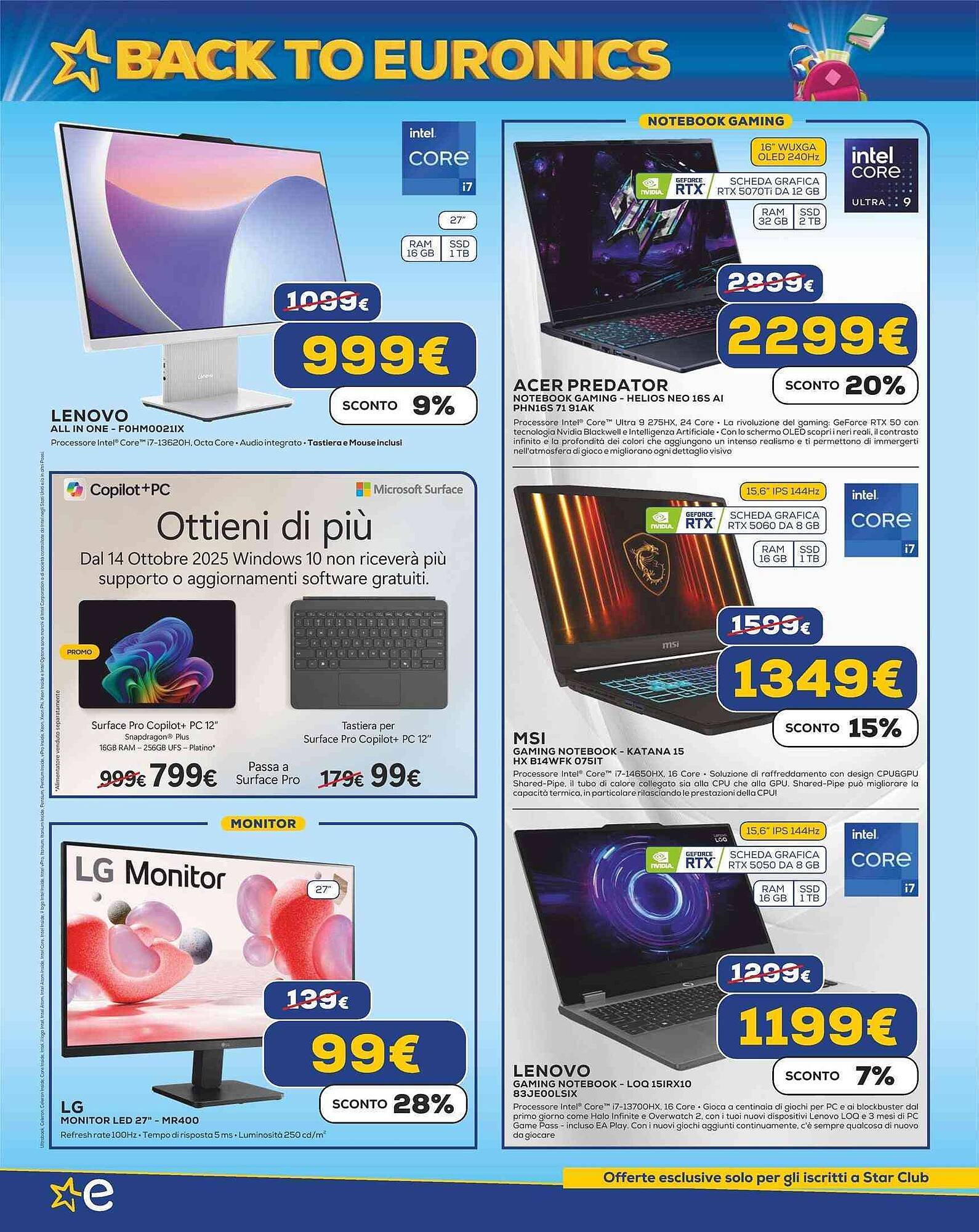 Volantino Euronics (2025-08-21 - 2025-09-11)