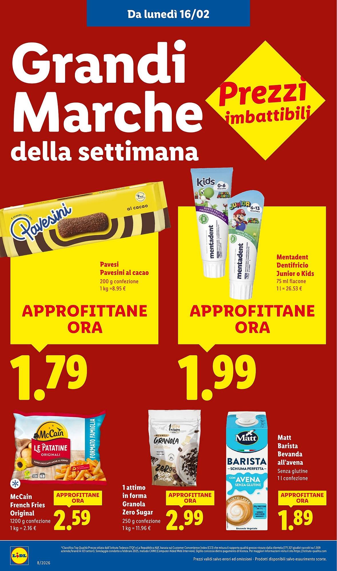 Volantino Lidl (2026-02-16 - 2026-02-22)