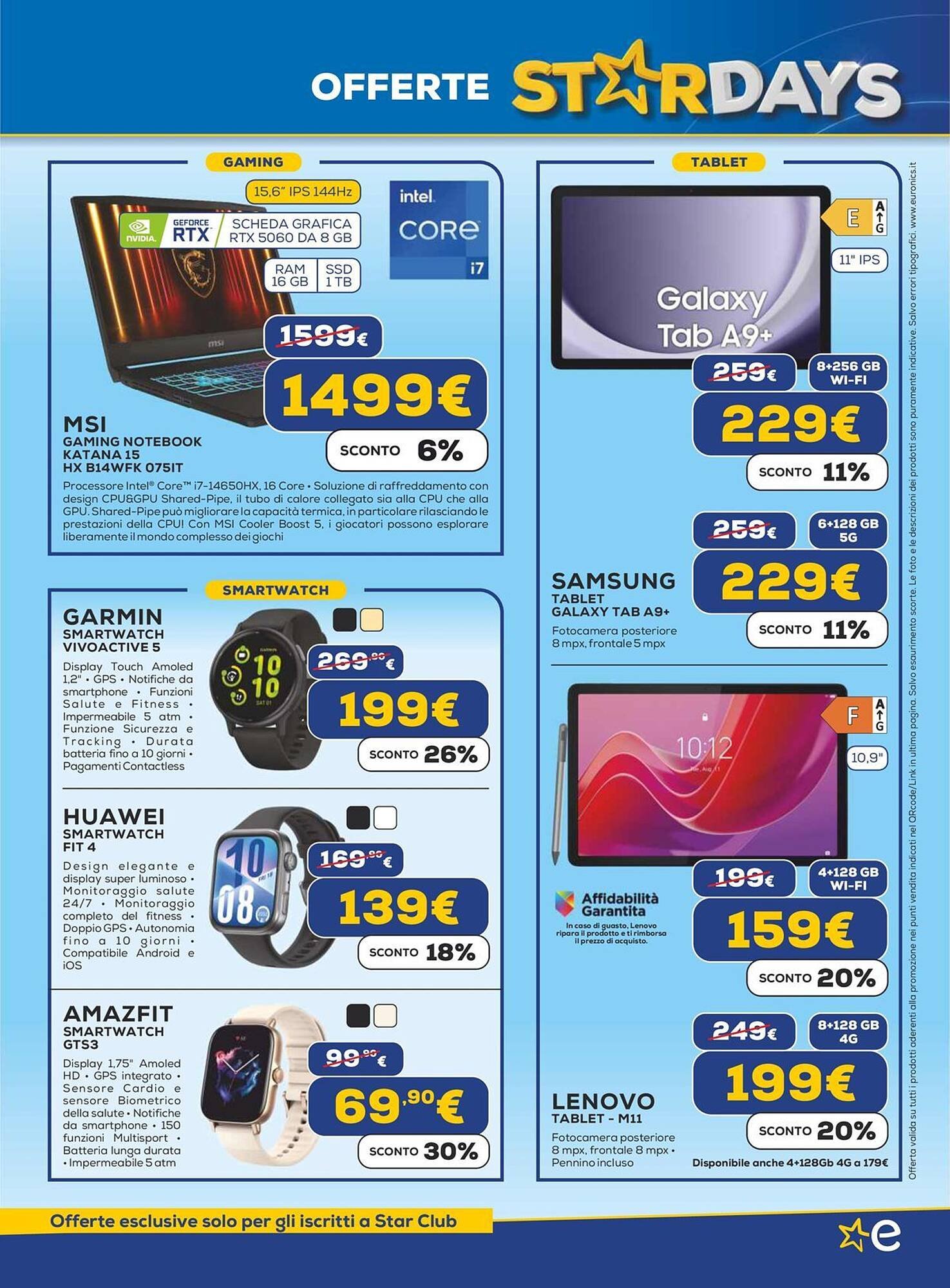 Volantino Euronics (2025-07-17 - 2025-08-06)