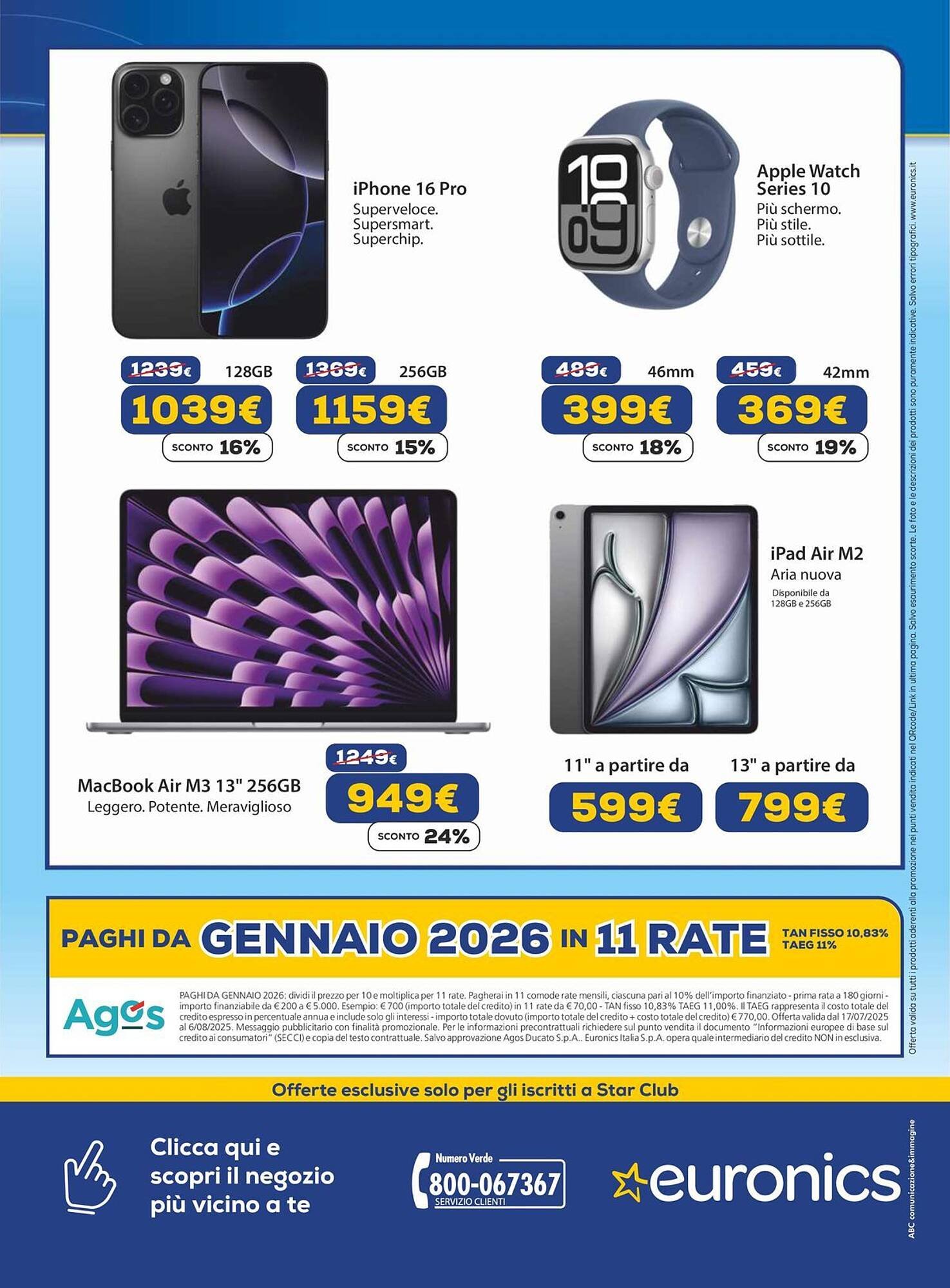 Volantino Euronics (2025-07-17 - 2025-08-06)