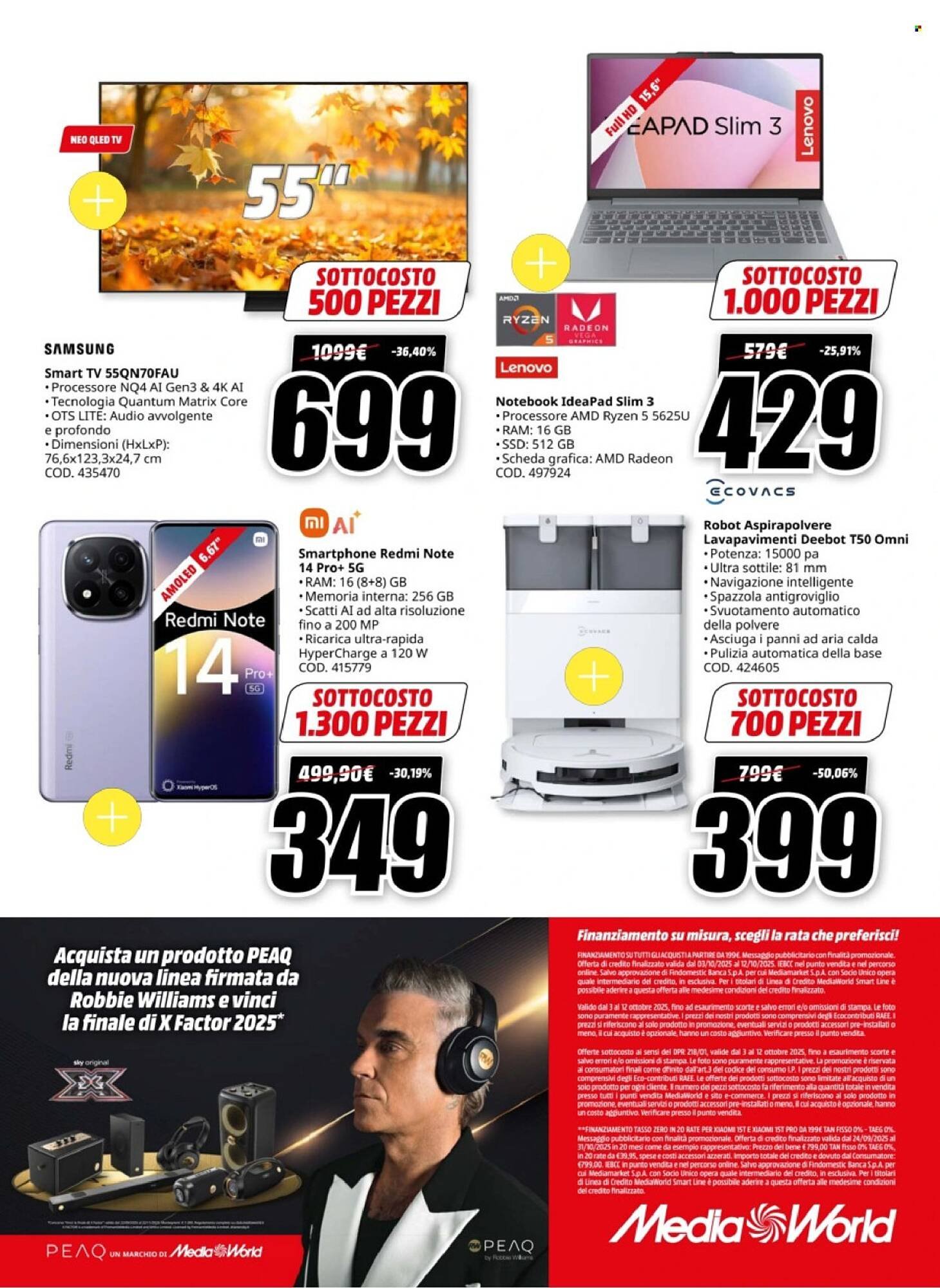 Volantino MediaWorld (2025-10-03 - 2025-10-12)