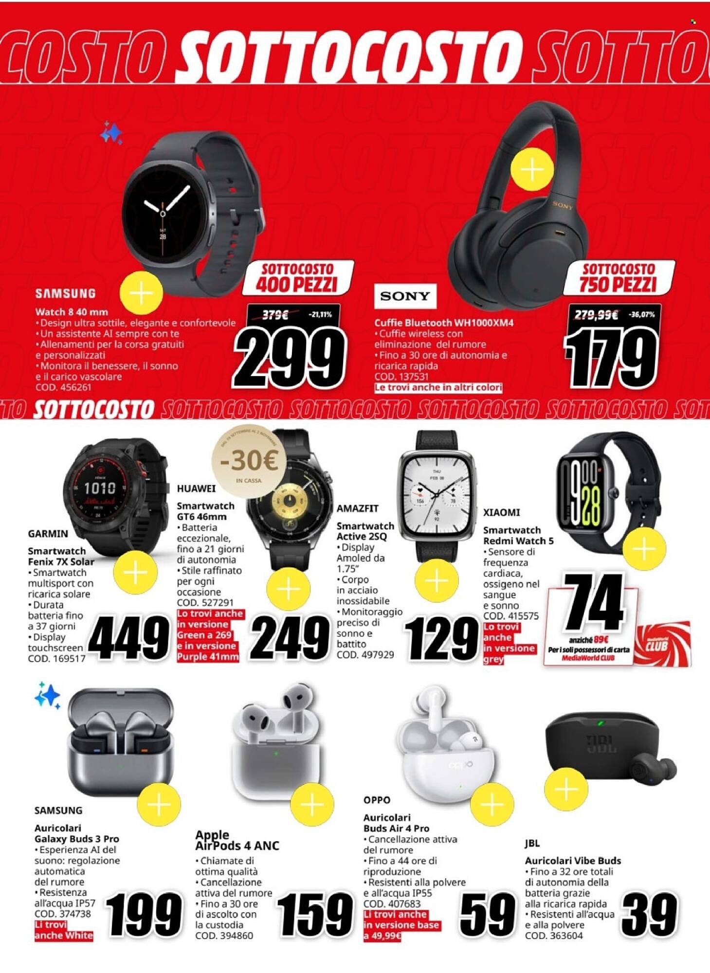Volantino MediaWorld (2025-10-03 - 2025-10-12)
