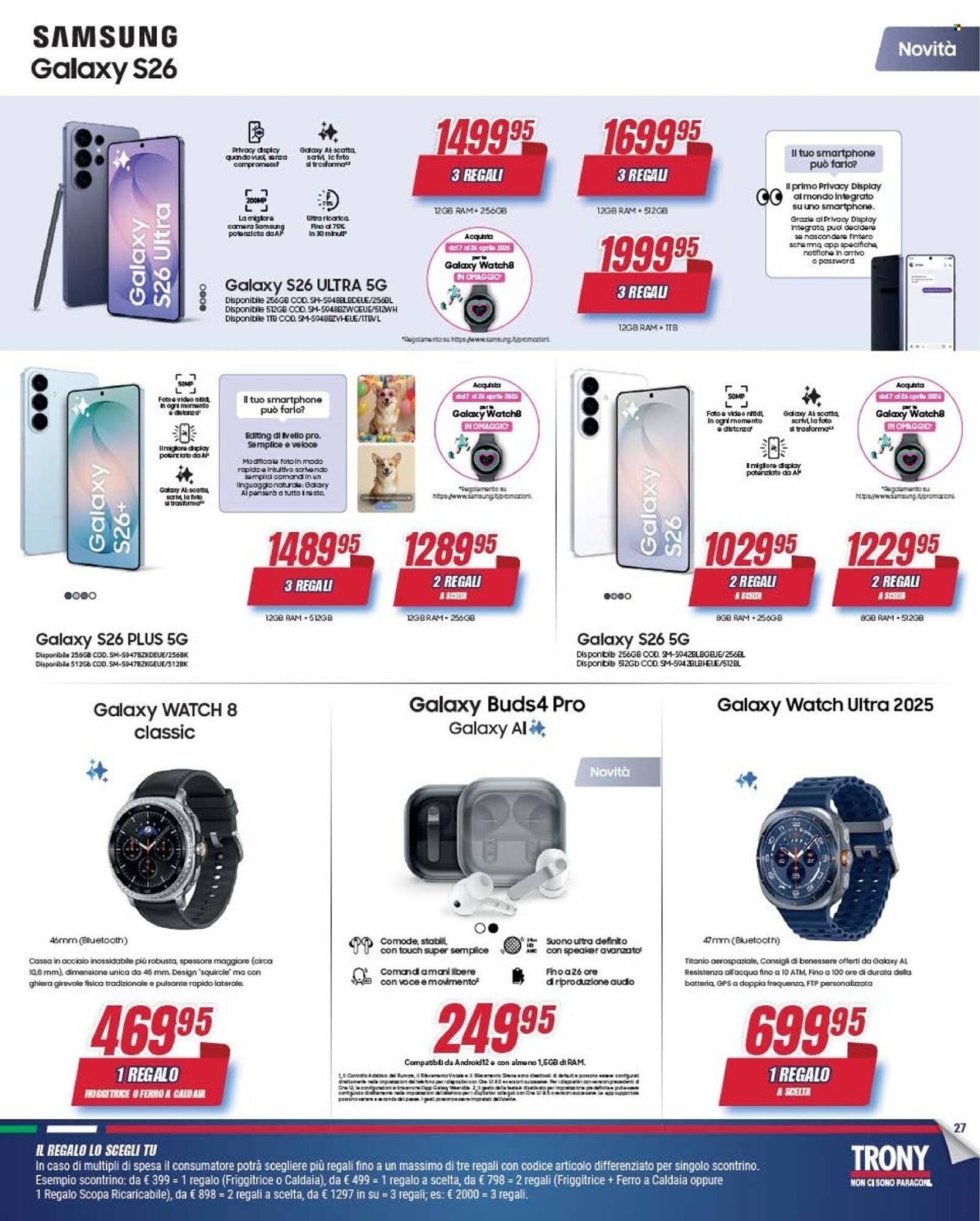 Volantino Trony (2026-04-09 - 2026-04-29)