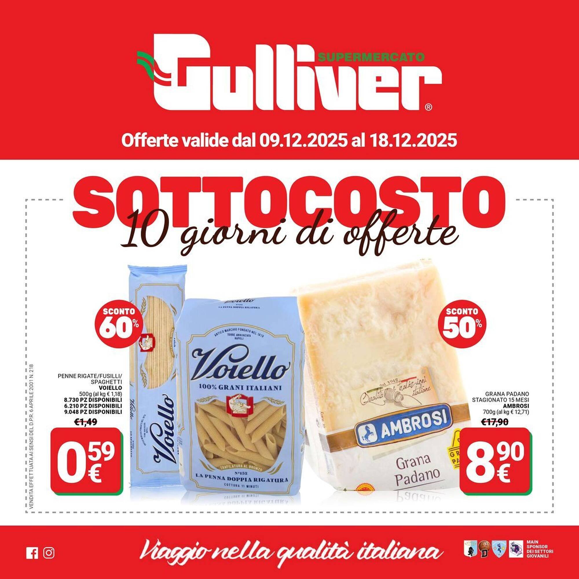 Volantino Supermercati Gulliver (2025-12-09 - 2025-12-18)