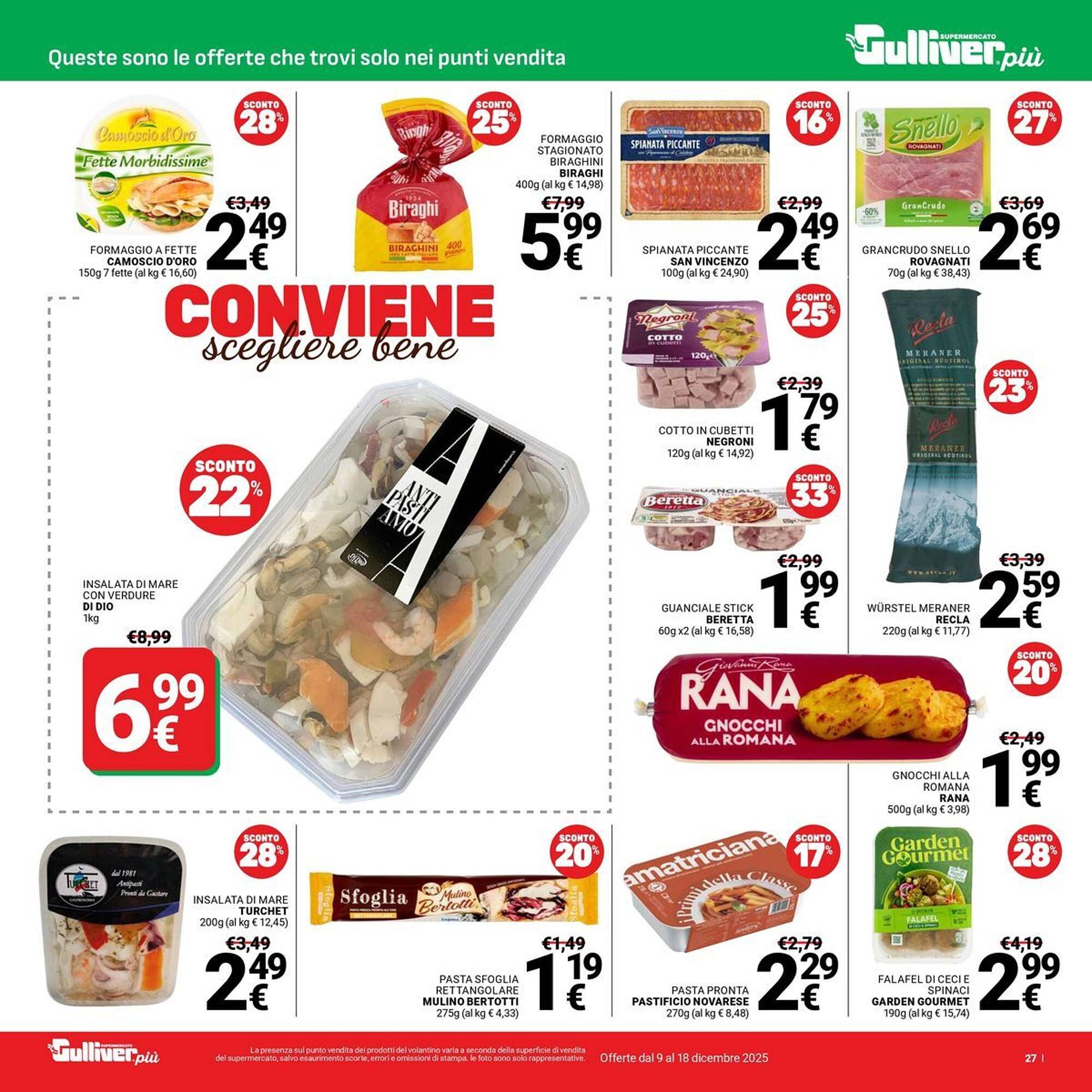 Volantino Supermercati Gulliver (2025-12-09 - 2025-12-18)