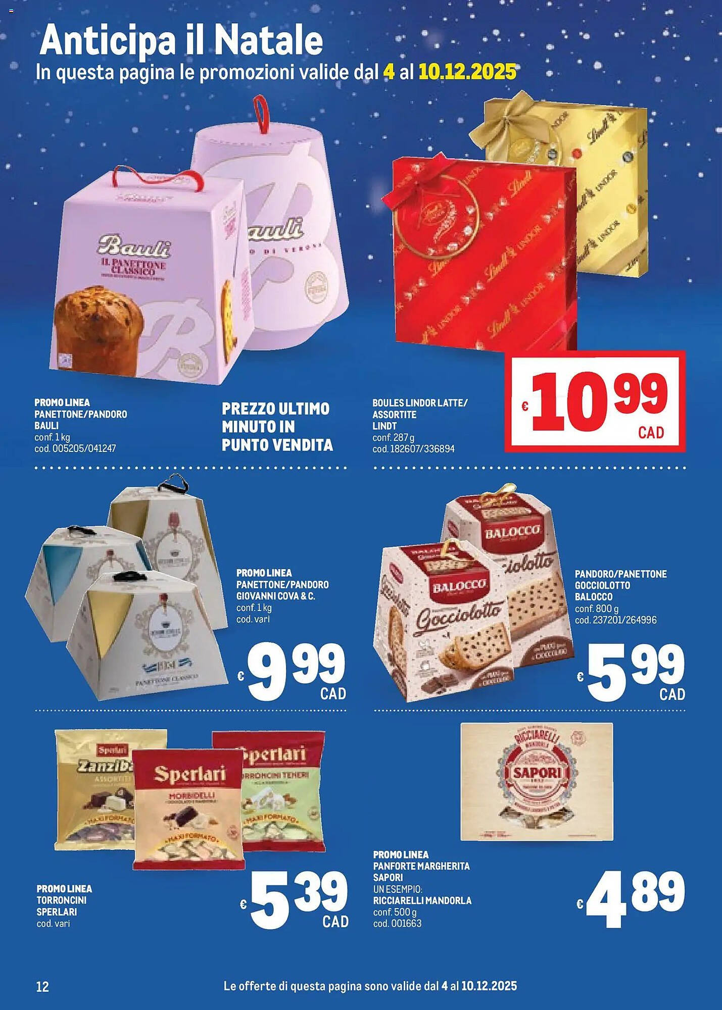 Volantino Metro (2025-12-04 - 2025-12-31)