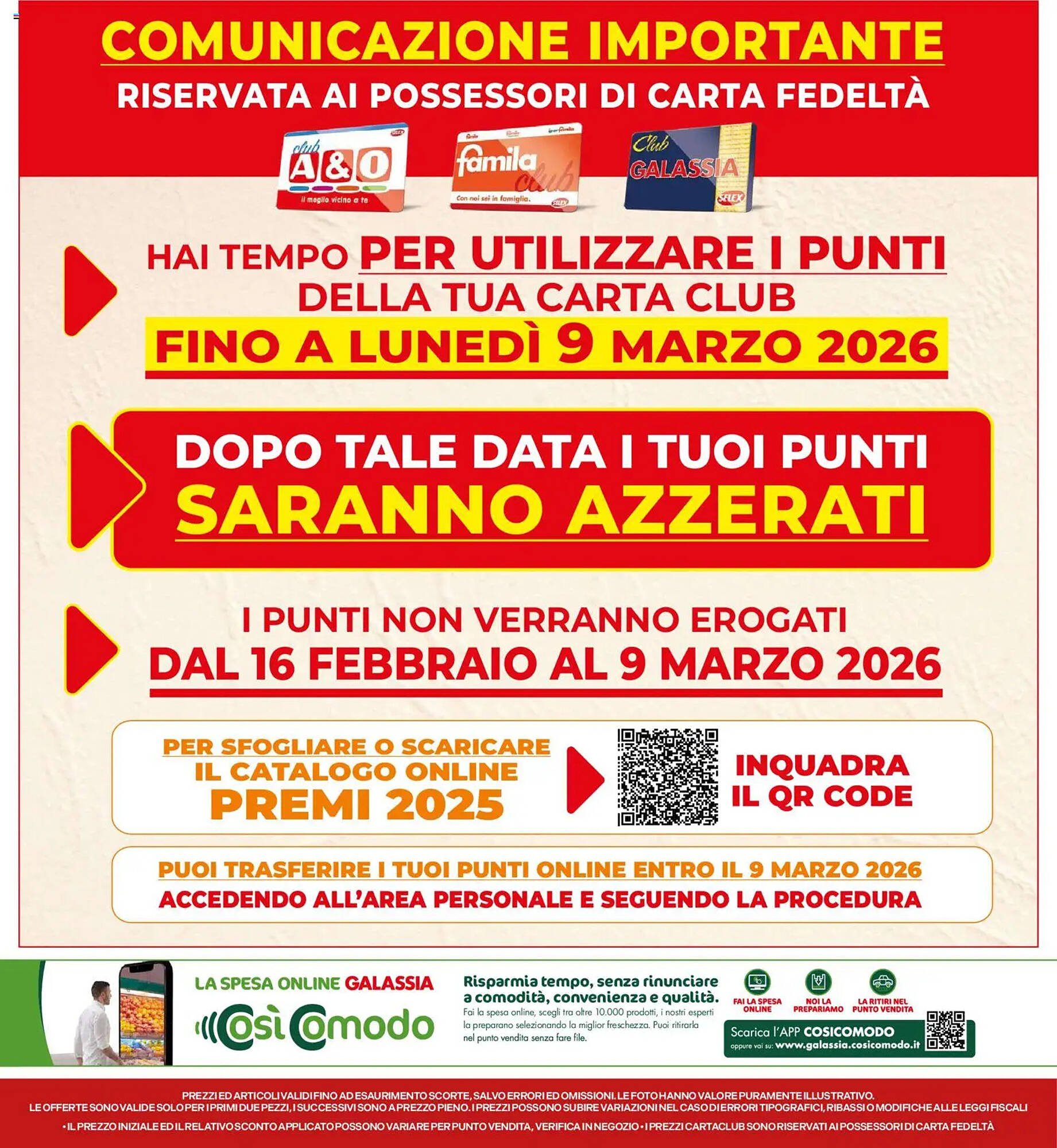 Volantino Galassia (2026-02-26 - 2026-03-11)