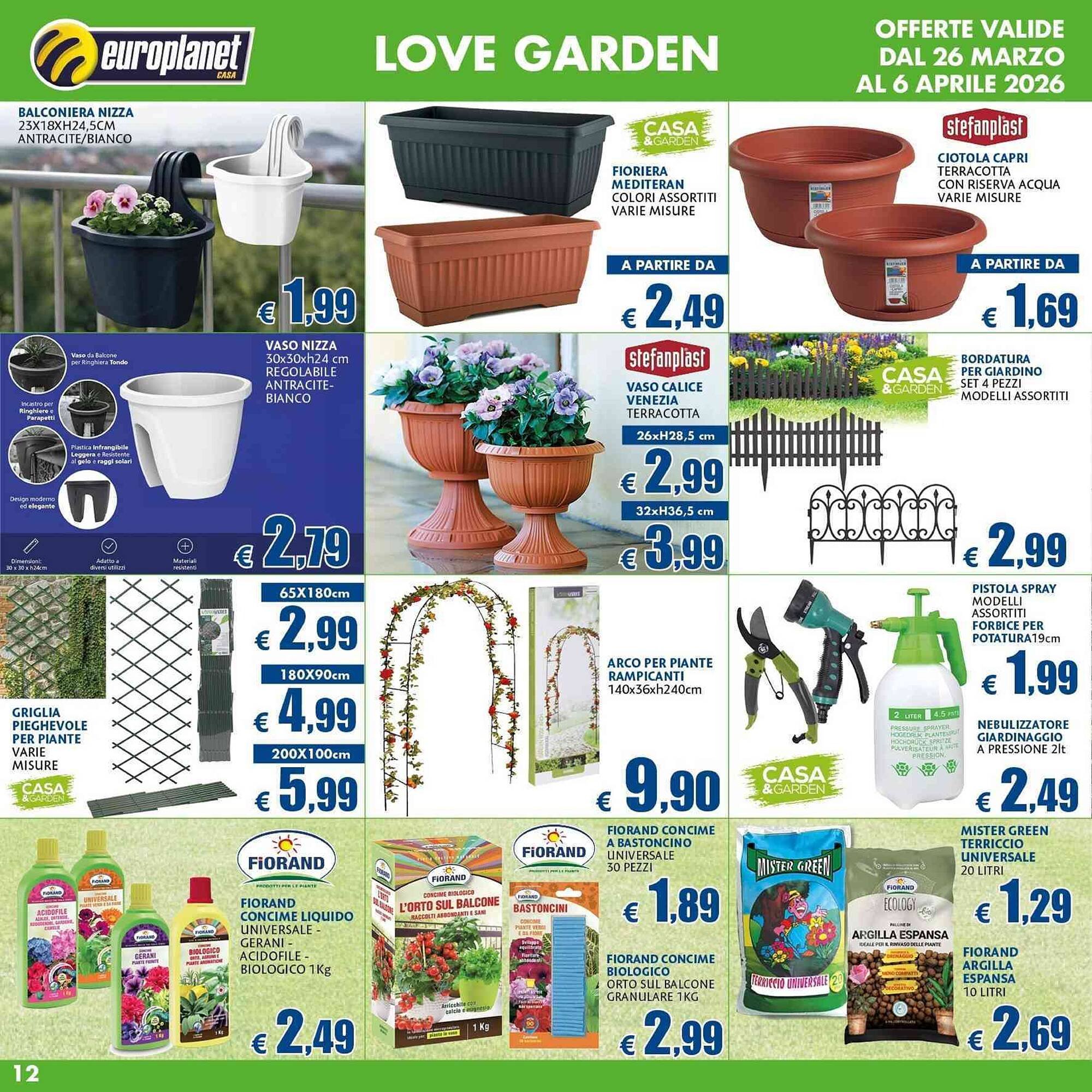 Volantino Europlanet Casa (2026-03-26 - 2026-04-06)